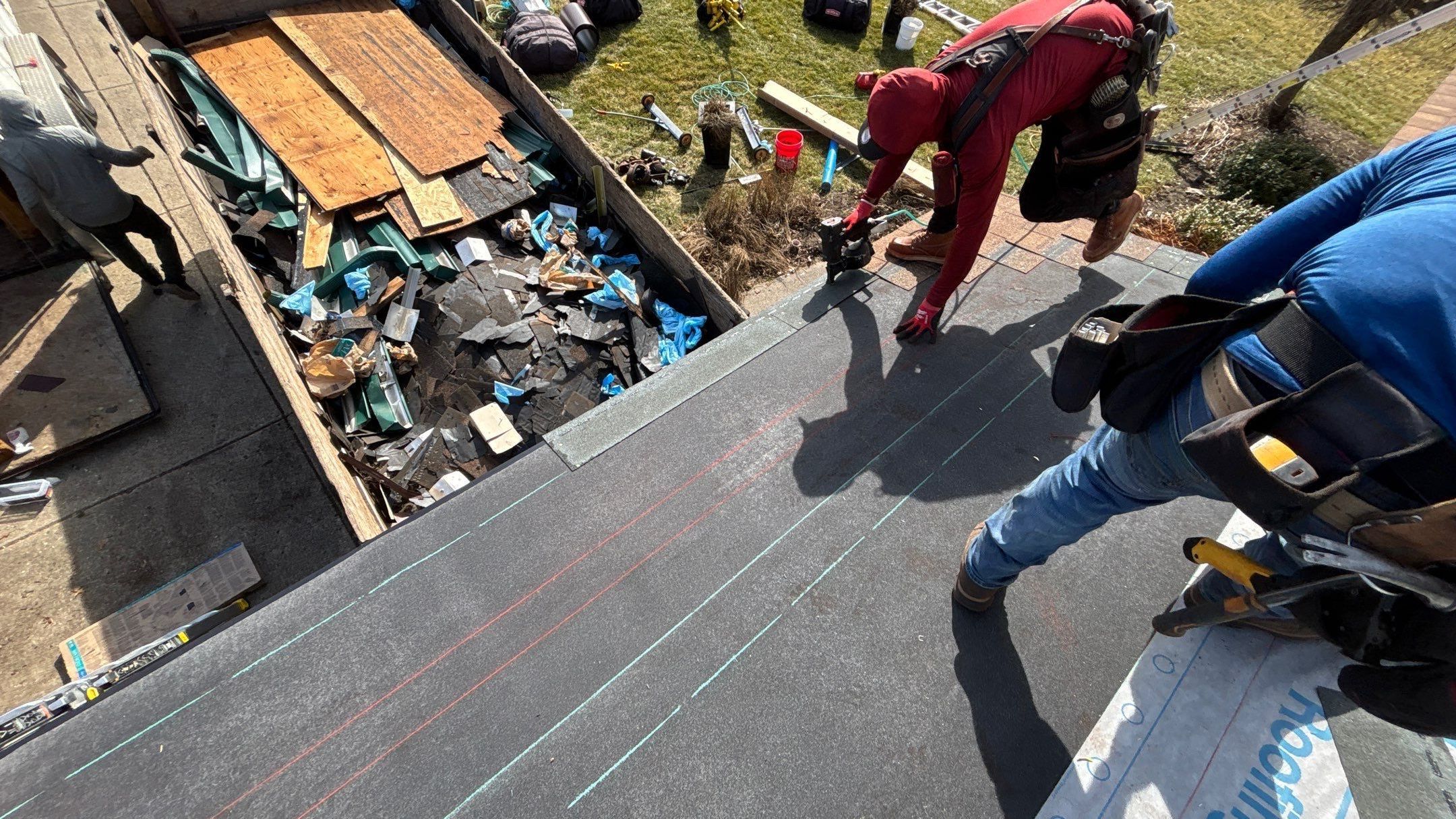 Roof Replacement using CertainTeed Landmark Resawn Shake by 180 Contractors