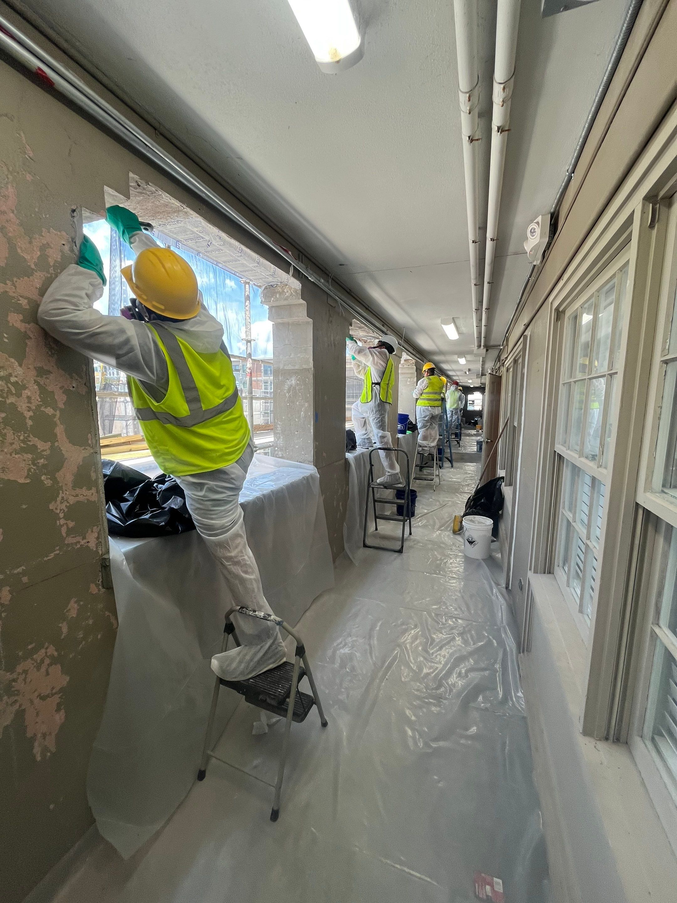 LBP remediation with demolition services by EAS Environmental, LLC.