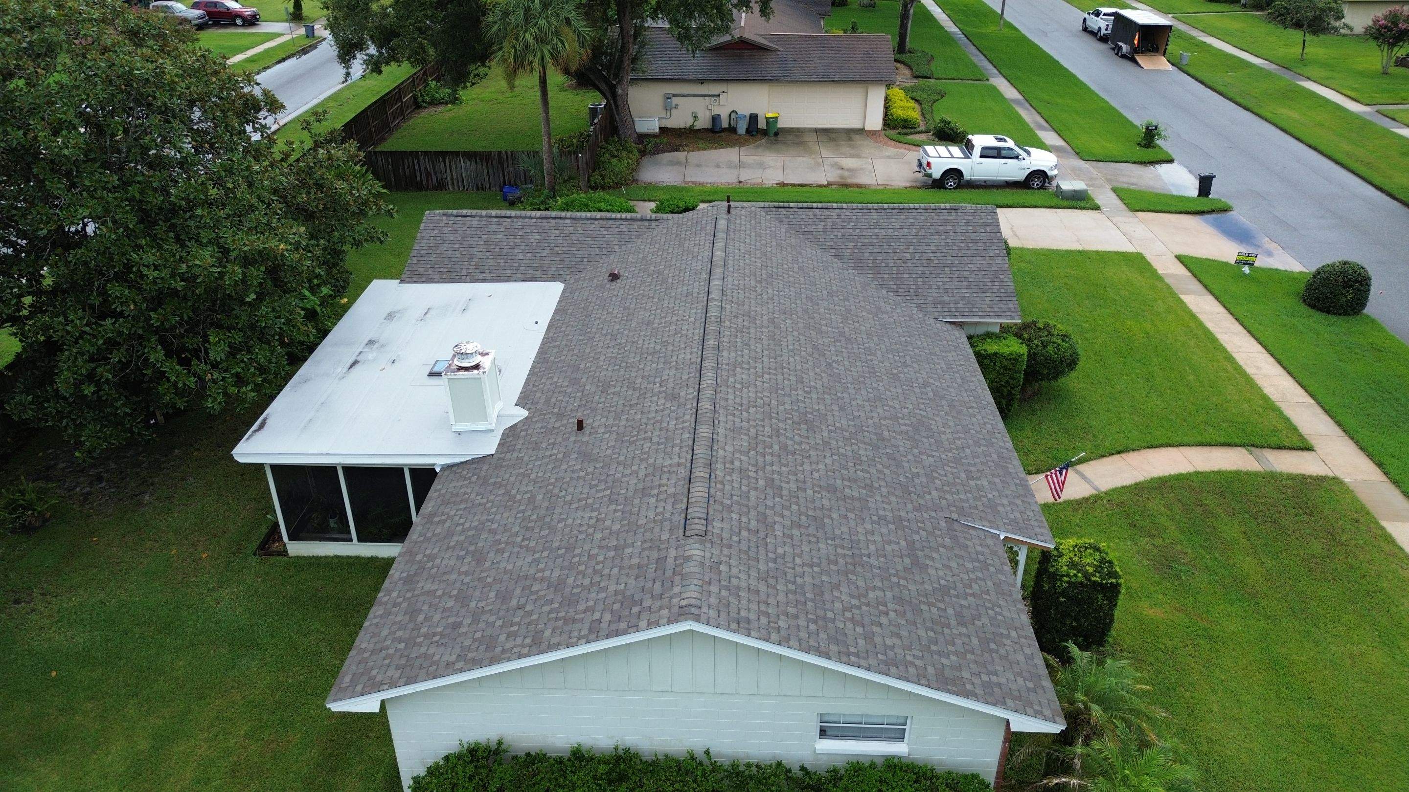 Drone pictures in Orlando FL by Gold Key Roofing