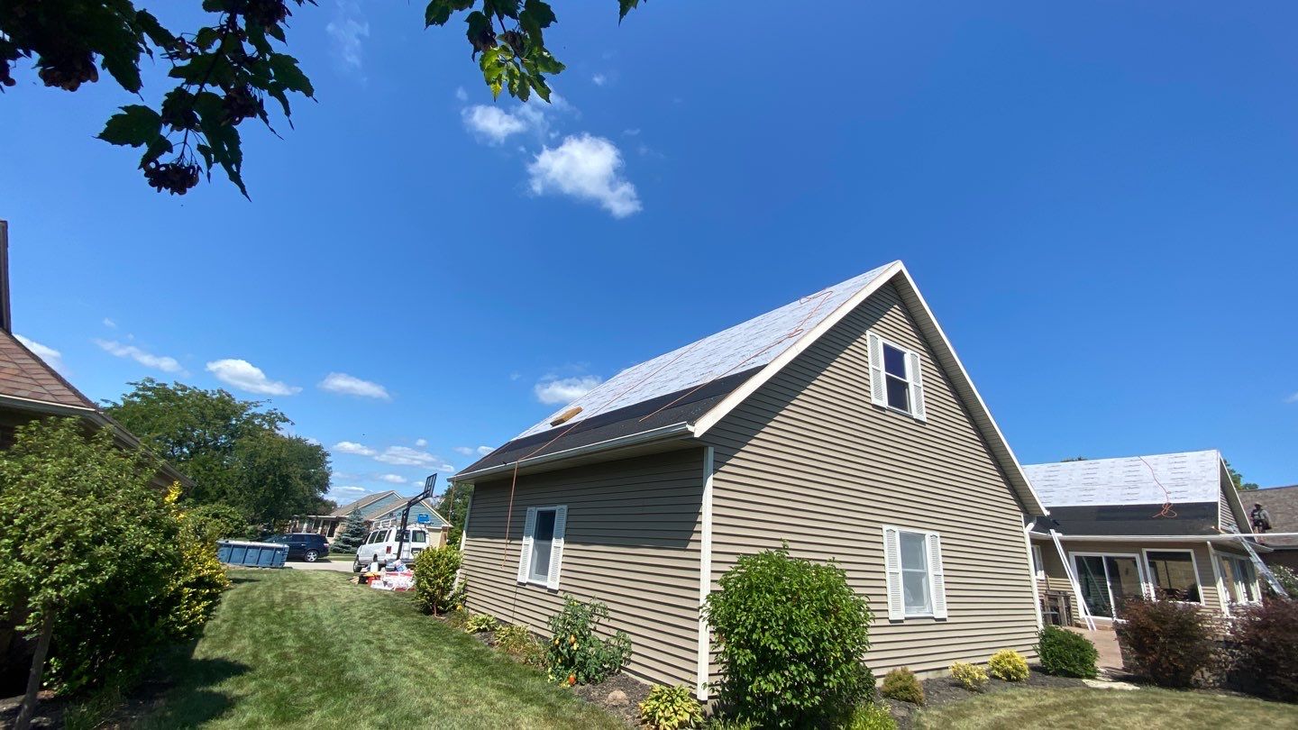Residential Roofing Installation using GAF Timberline HDZ Weathered Wood by Nitro Roofing and Construction