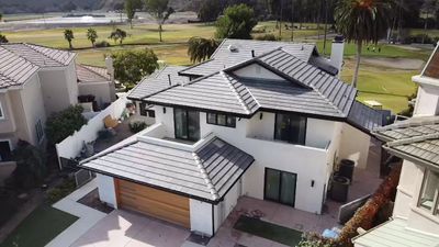 Rancho Santa Fe Tile Roof Installation | Westlake Saxony 900 Blend Charcoal