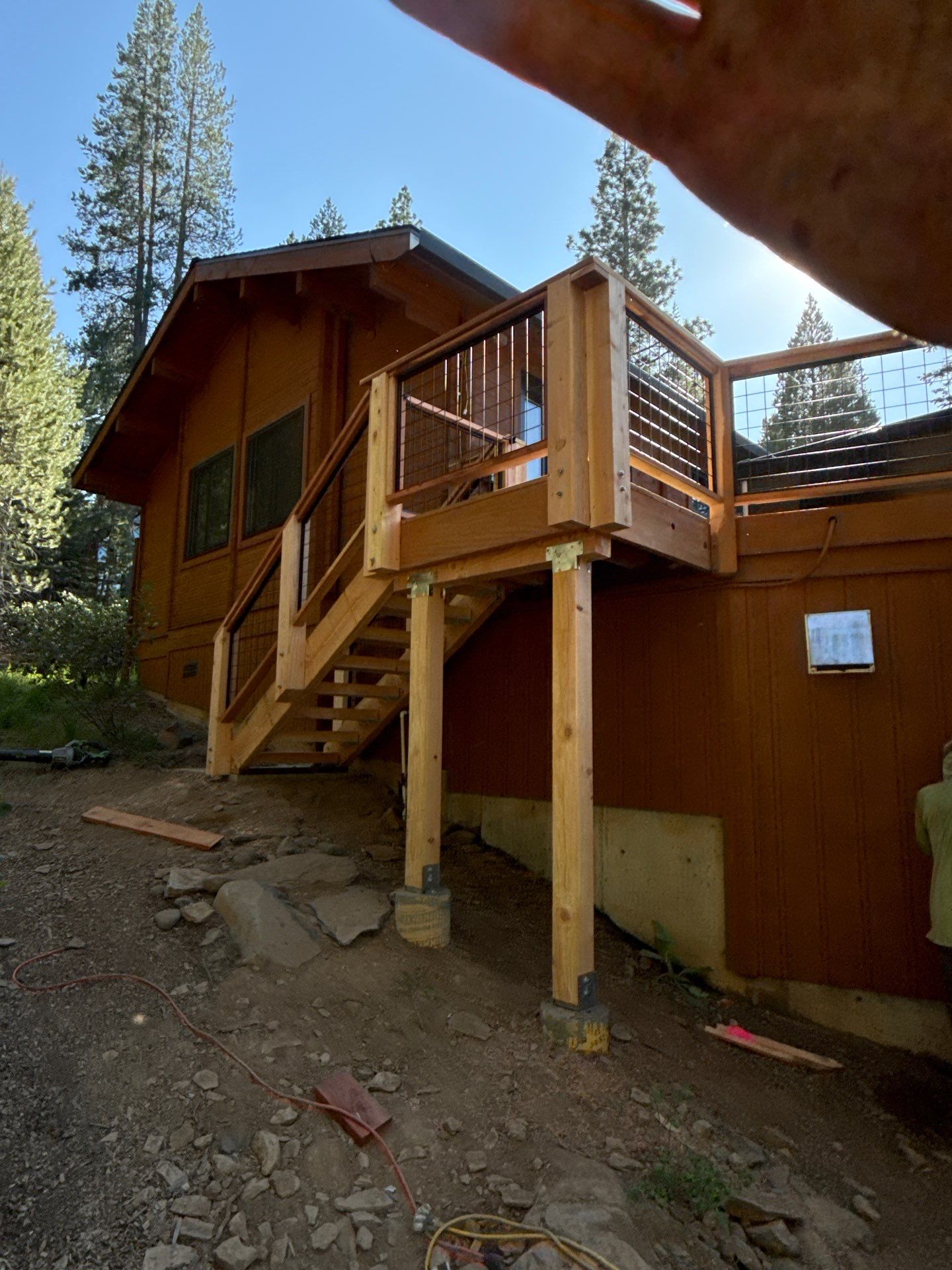 Railing/Landing by The Tahoe Tradesman