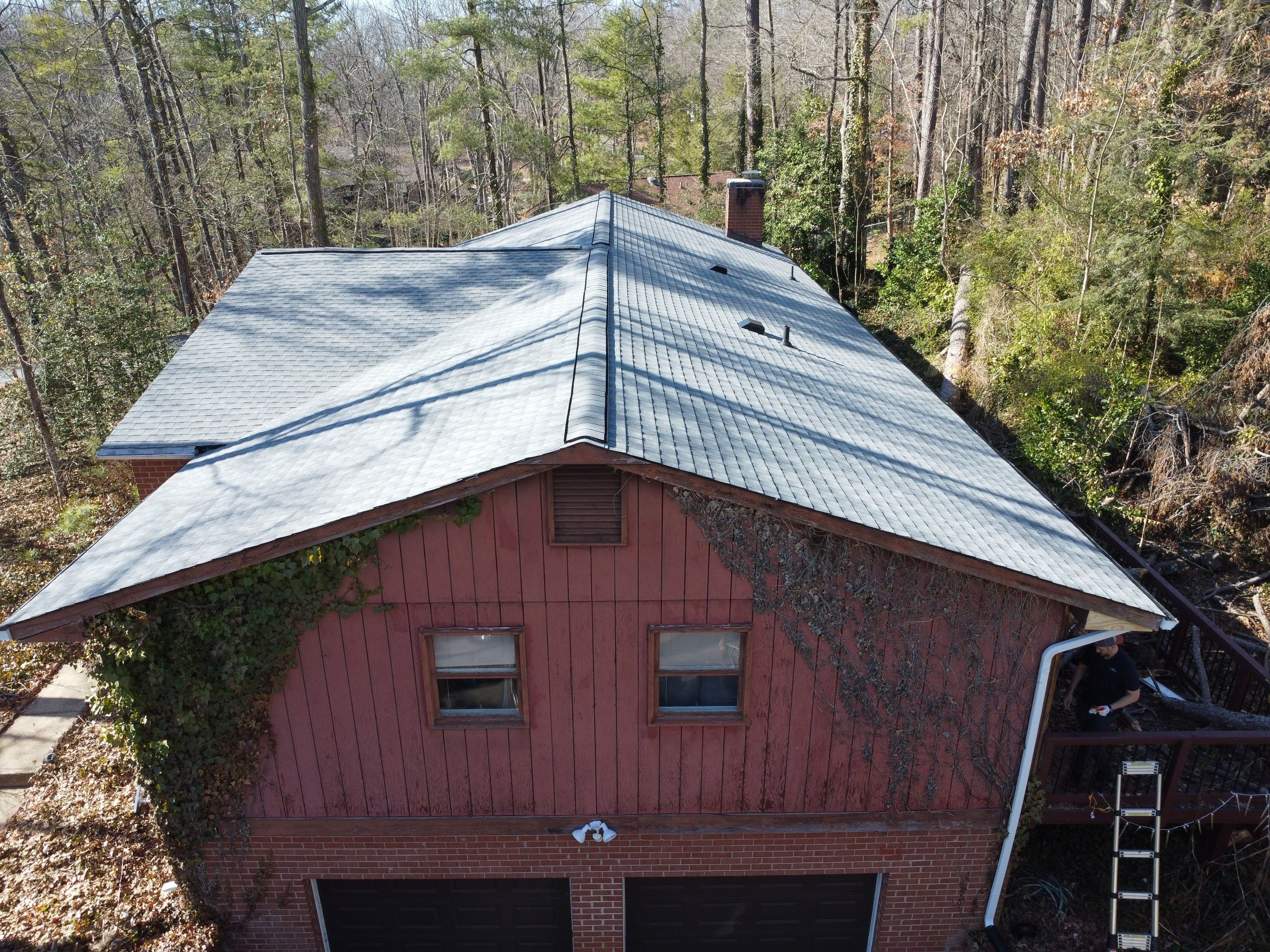 Tree Damage Restoration  using GAF Timberline HDZ by USA Storm Roofing and Construction Group
