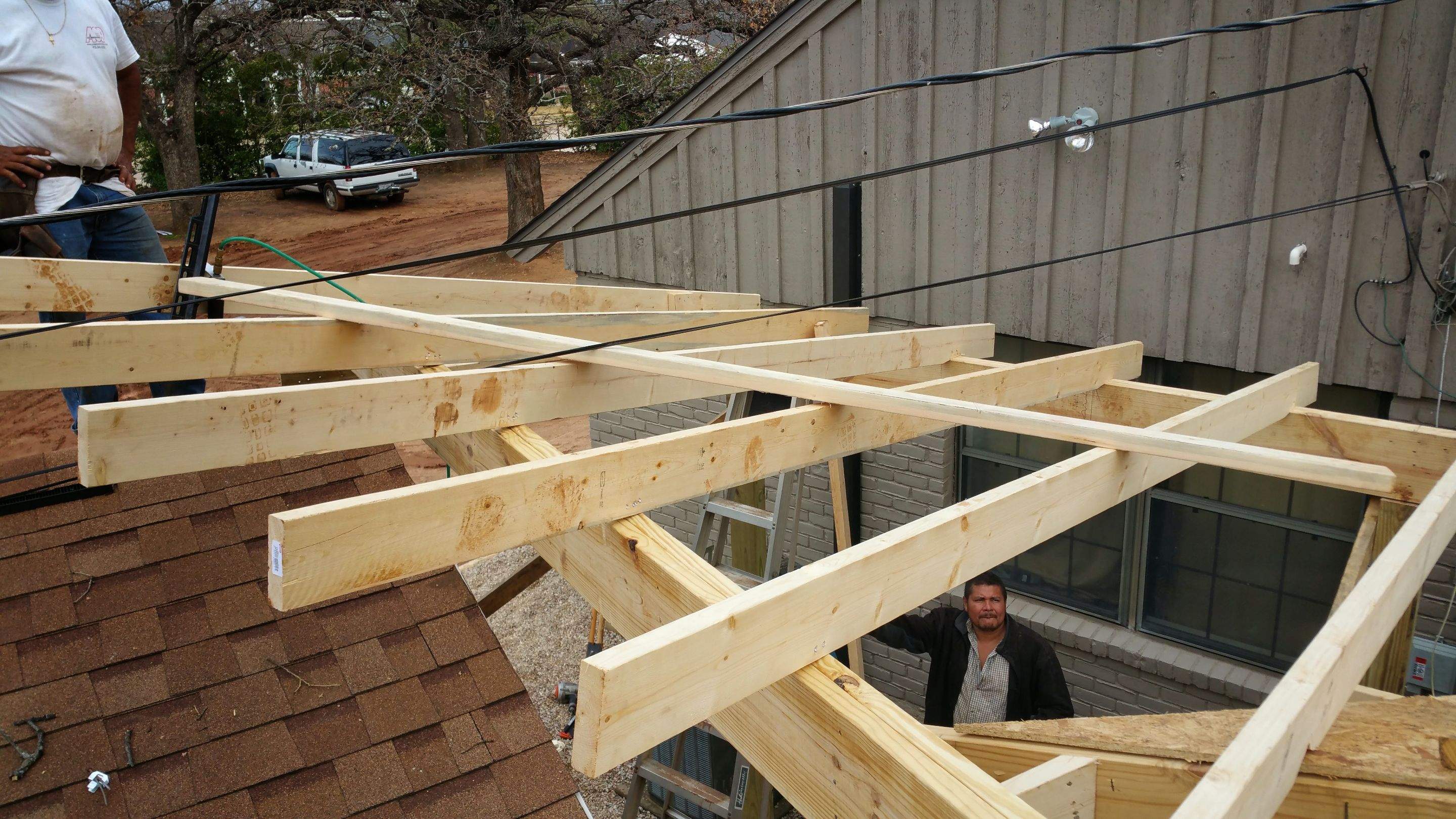 Covered Walkway Patio for a Private School by First United Roofing & Construction