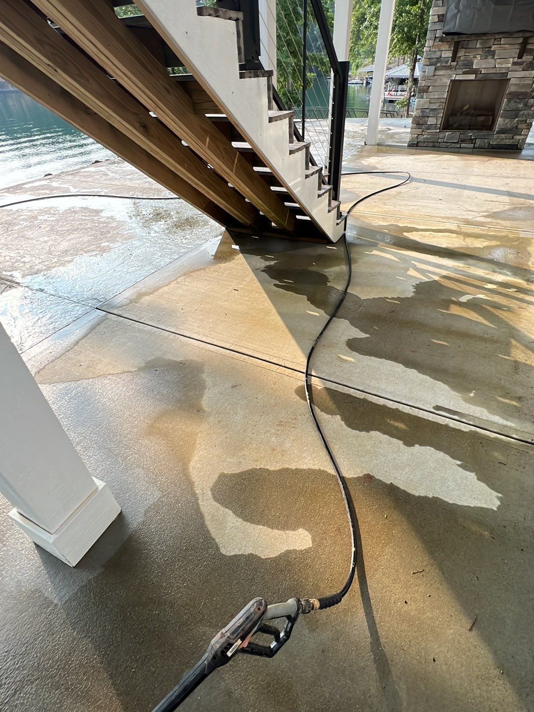 Stamped Concrete Patio by Xtreme Concrete Services