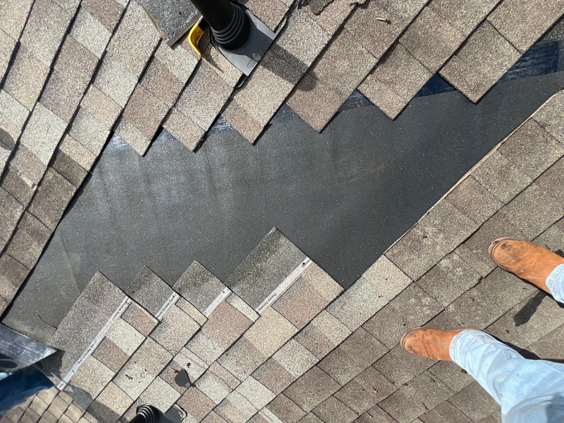 Residential Roofing Repair using Owen's Corning Duration (Lifetime) Shingles by Roof Repair Company
