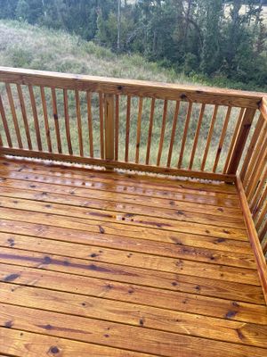 Wood Deck using Wood Sealant