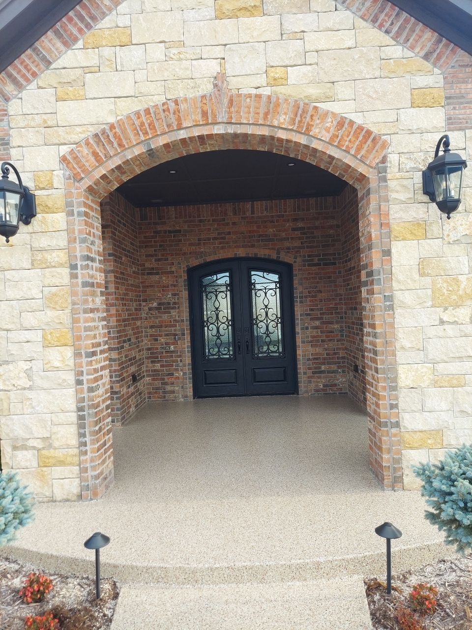 Patio & Pool Deck Coating with Pecan by Copperhead Coatings