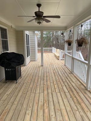 Stripped Coating using Wood Sealant