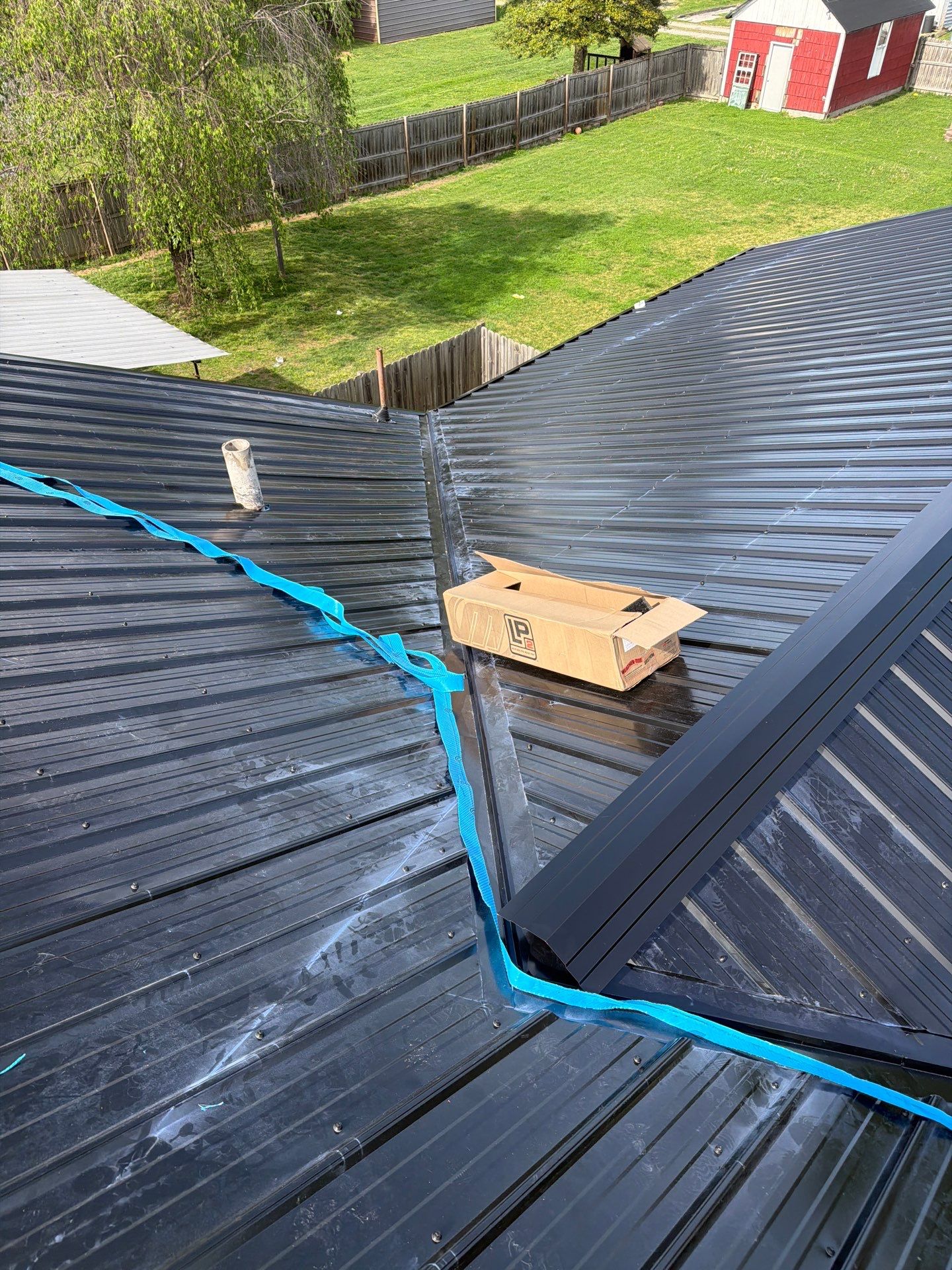 Residential Roofing Installation using Metal by Rainstoppers Roofing