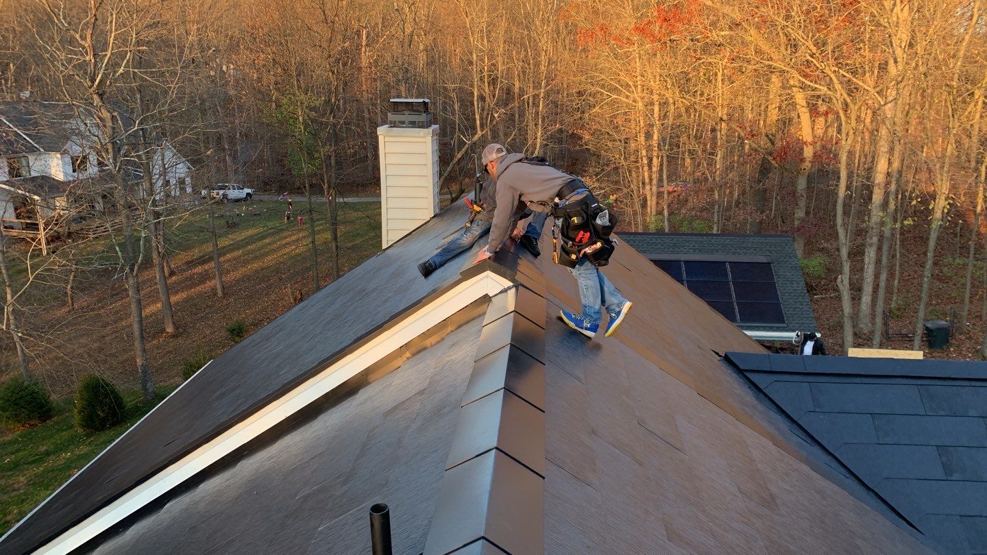 Tesla Solar Roof Replacement by American Home Contractors