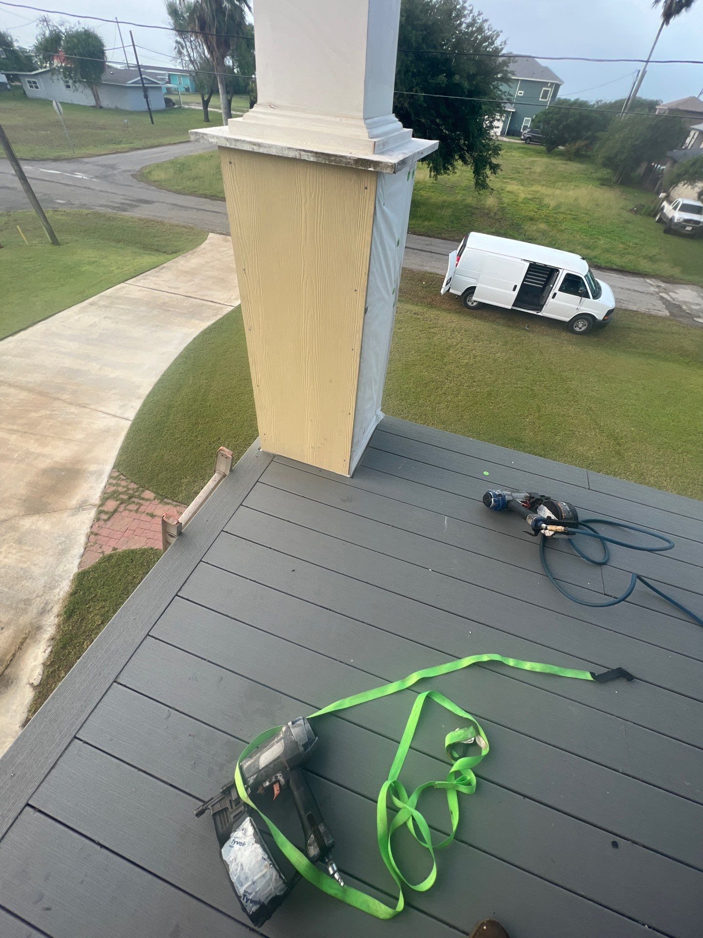 Portland Shore Porch Build by Bayfront Roofing and Construction