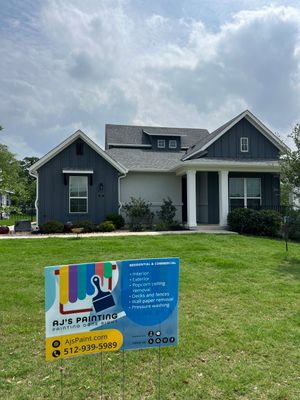 Exterior repaint in Bastrop