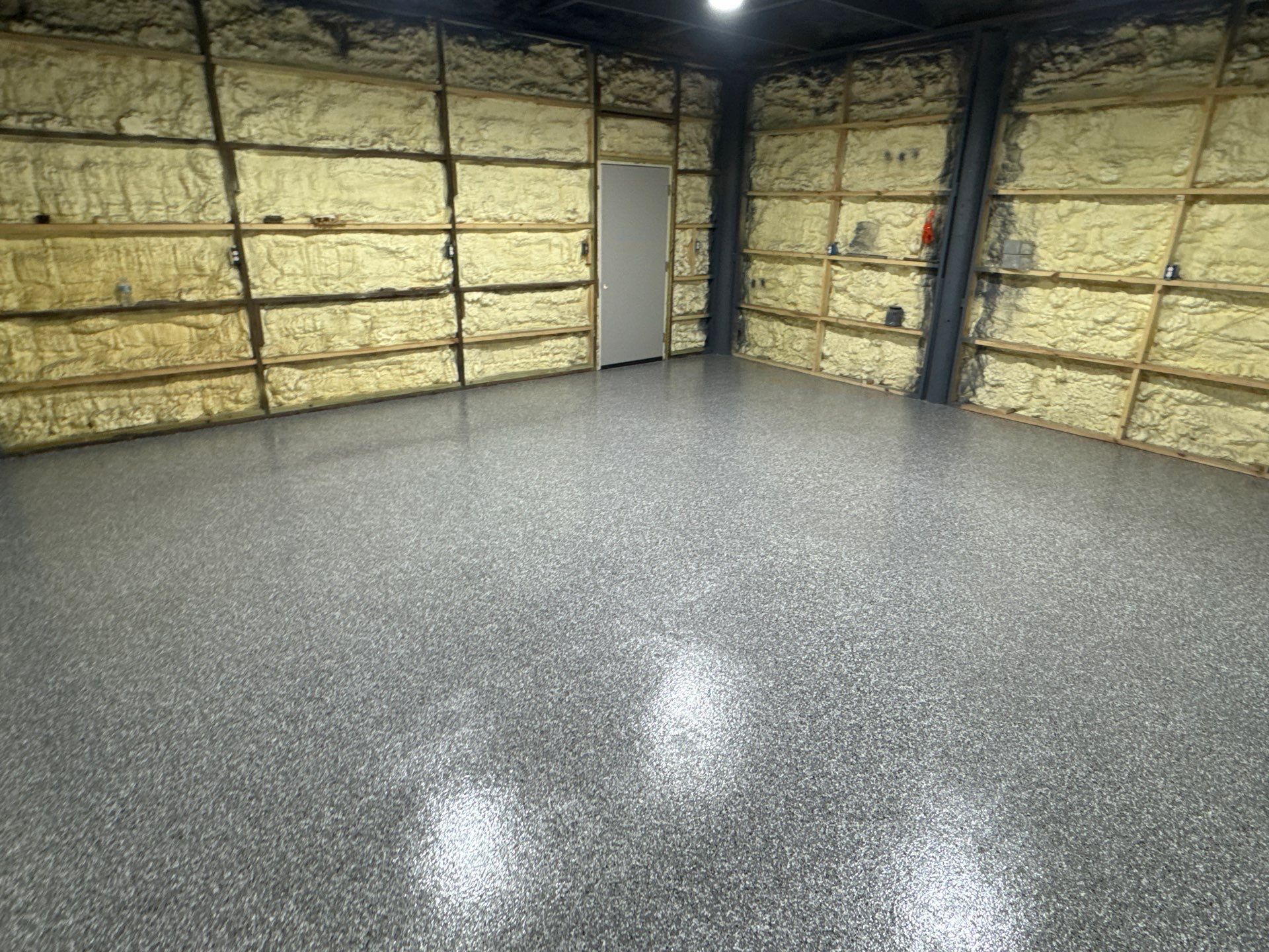 Shop Project in Gainesville, FL in Smoke by Cross Creek Concrete Coatings