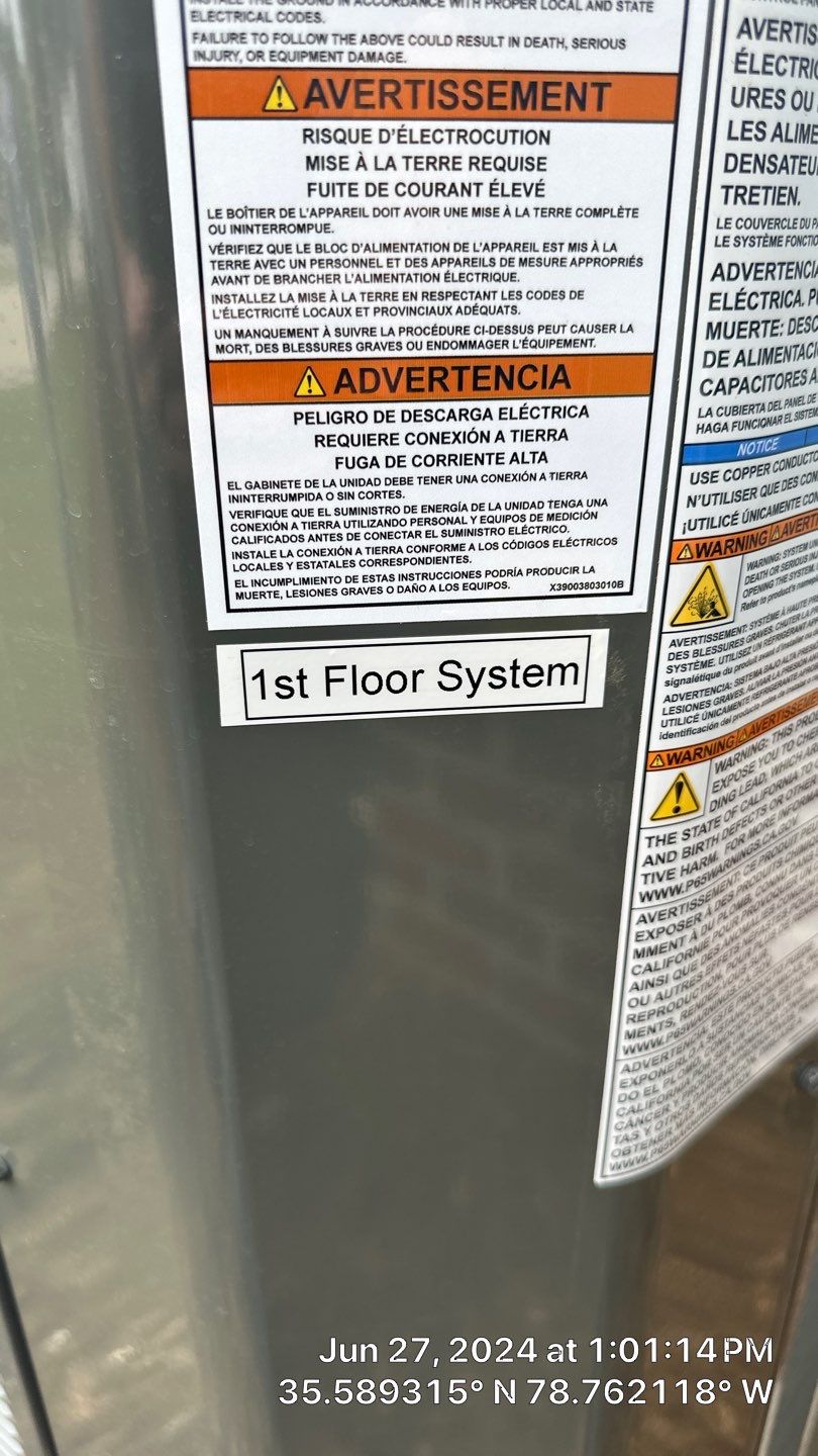 2 Trane XV20i Split System Install by Nick's Mechanical LLC.