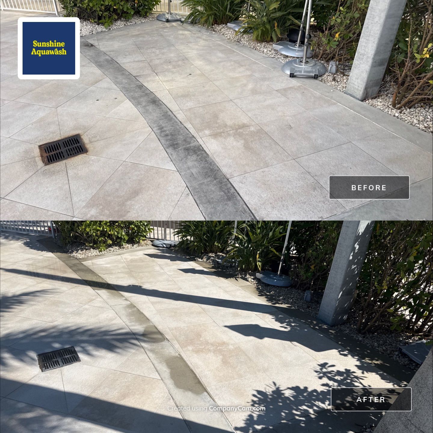 Hotel Pool Deck Cleaning at Compass Hotel Near Anna Maria, FL by Sunshine AquaWash