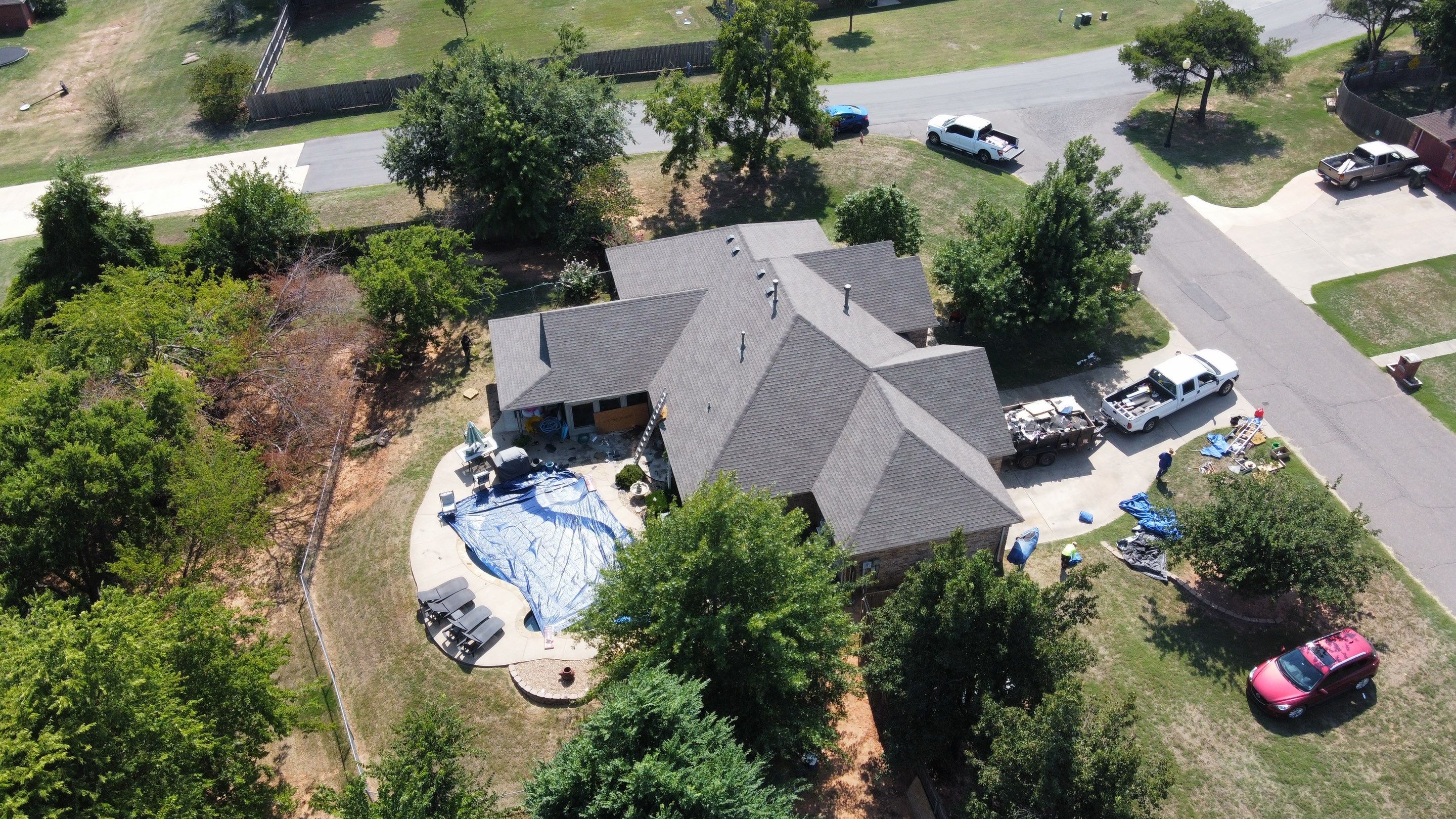 Residential Roofing Installation using GAF Natural Shadow  by A & H Roofing and Contracting
