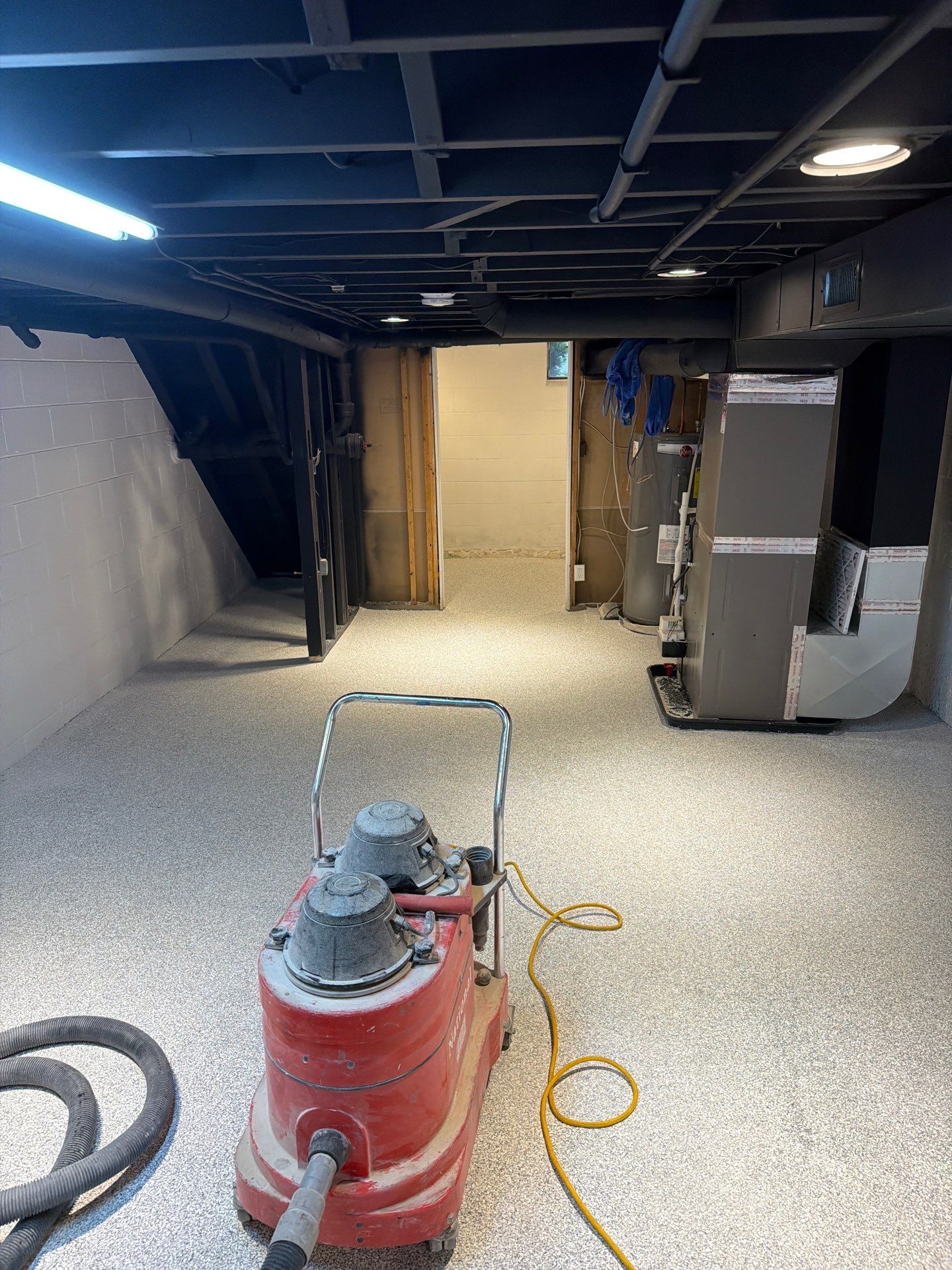 Epoxy Flake floor in Holland Michigan! by Gordon Painting