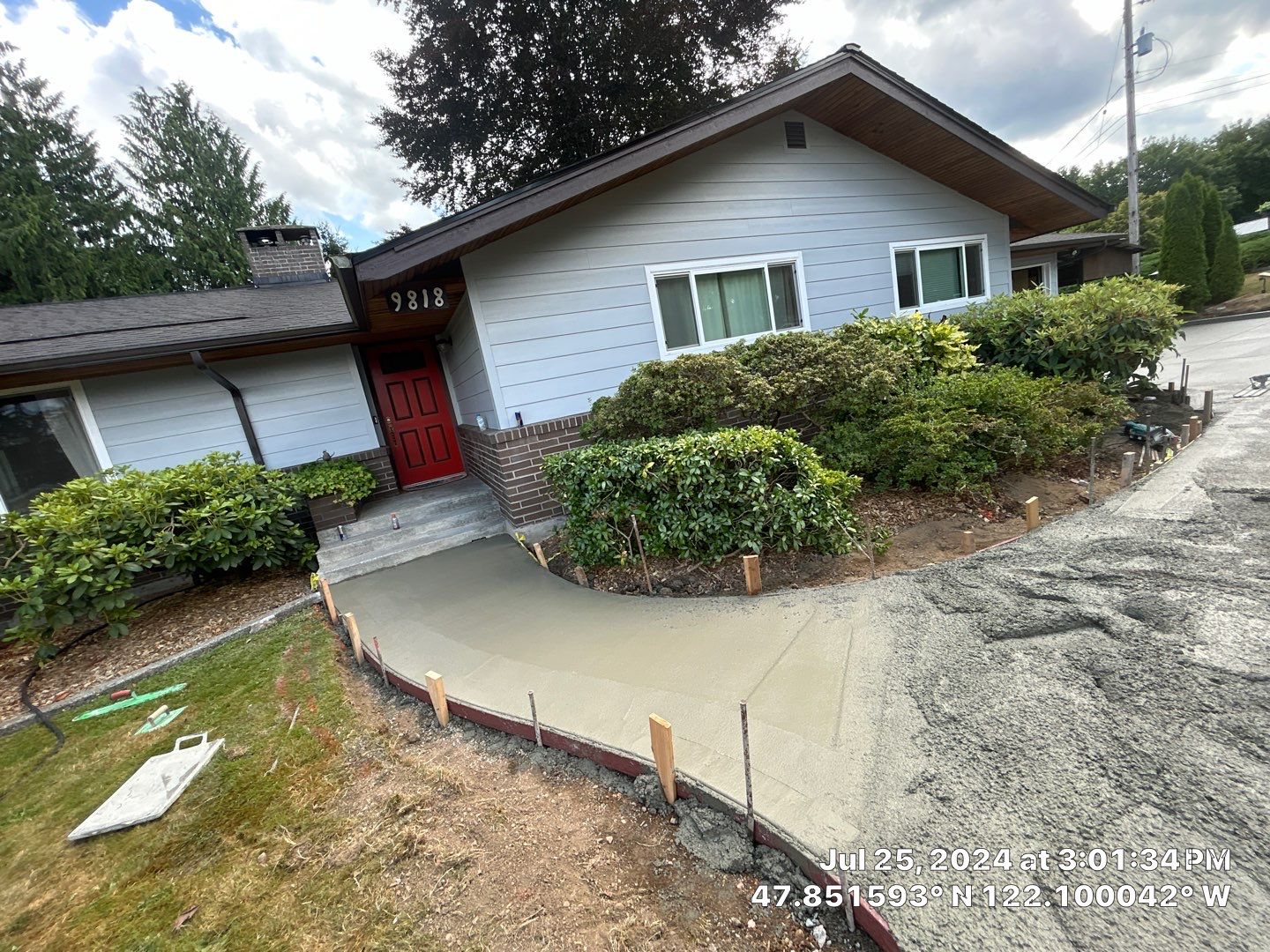 Rodd | Concrete Driveway Extentension by Jireh Asphalt & Concrete Inc 