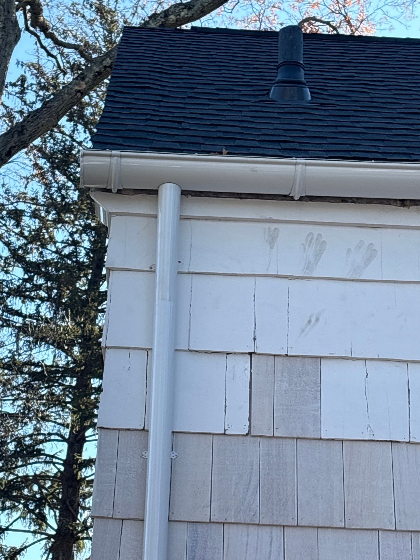Darien, CT Asphalt, Copper Roof & Half Round Gutters  by Rinaldi Brothers