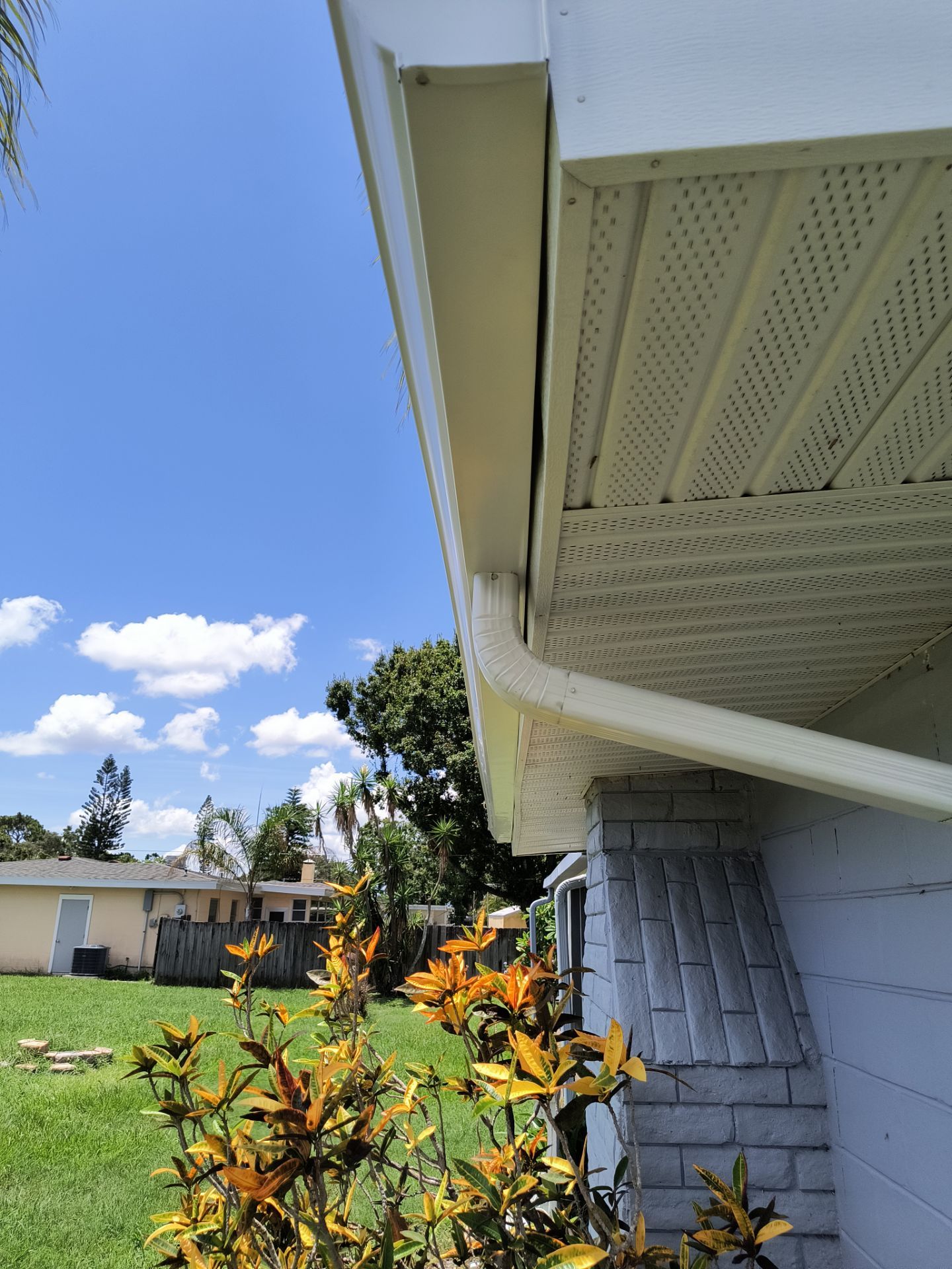 Residential Gutter Upgrade in Sarasota FL by Gutter Professors