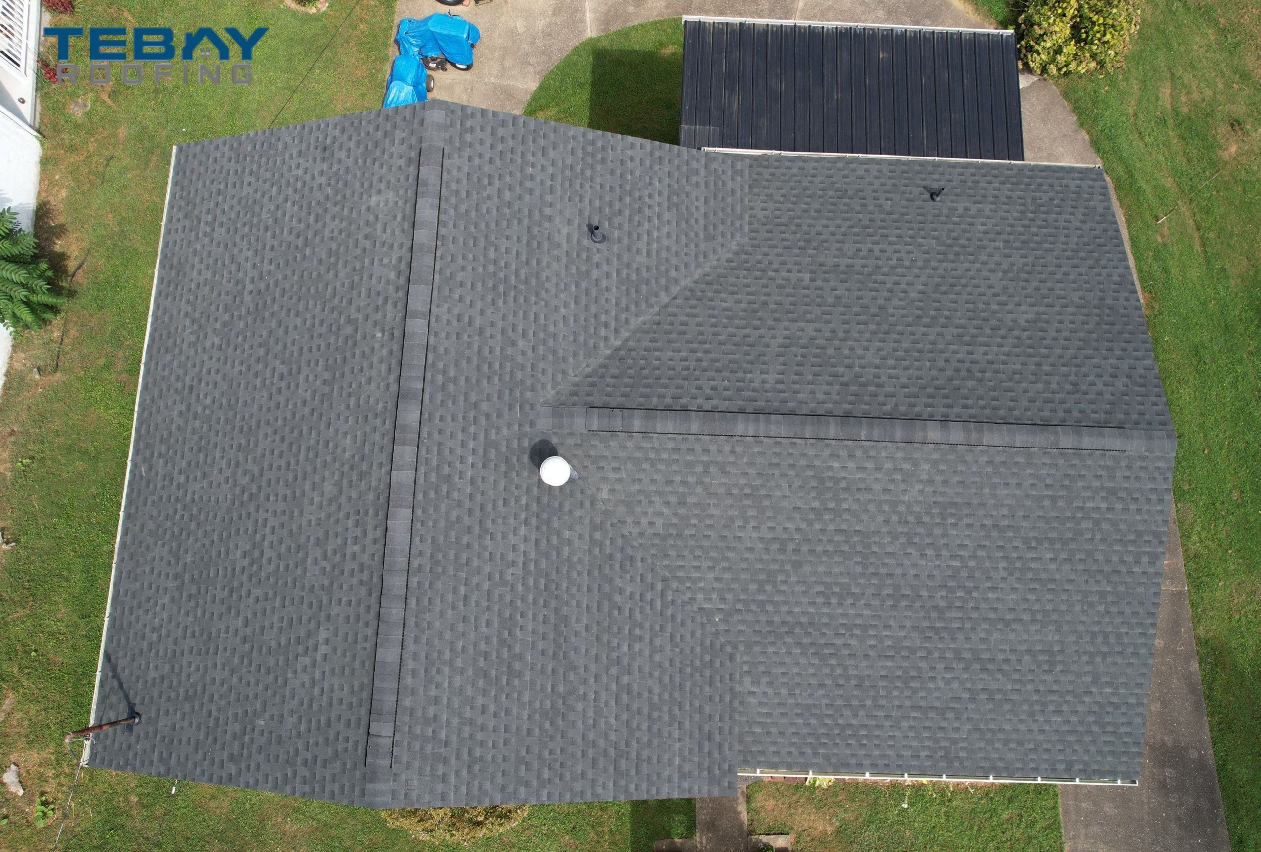 Residential Roofing Installation using GAF Timberline HDZ, Charcoal by Rainstoppers Roofing