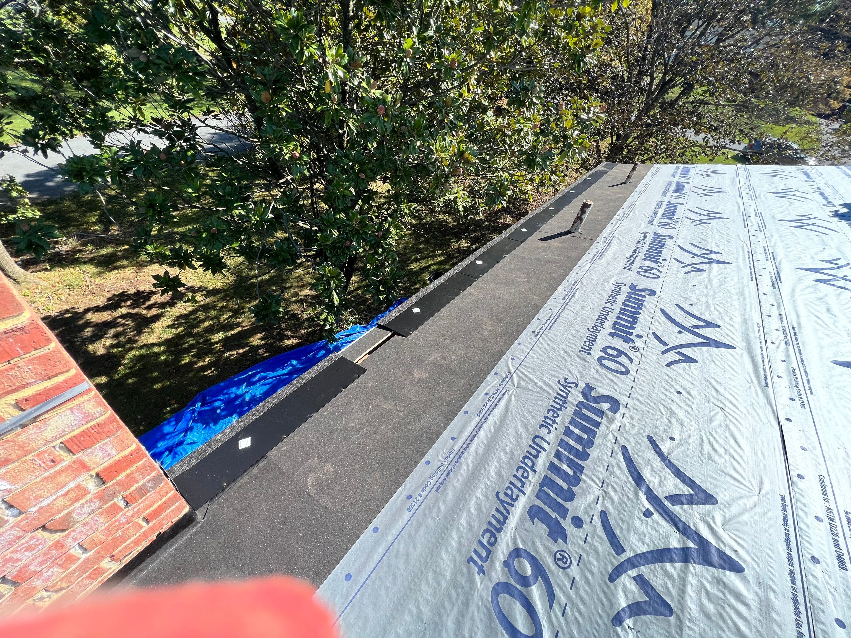 Residential Roofing Installation using Atlas Pinnacle Pristine Pewter Architectural Shingles by Frederick Roof Repair