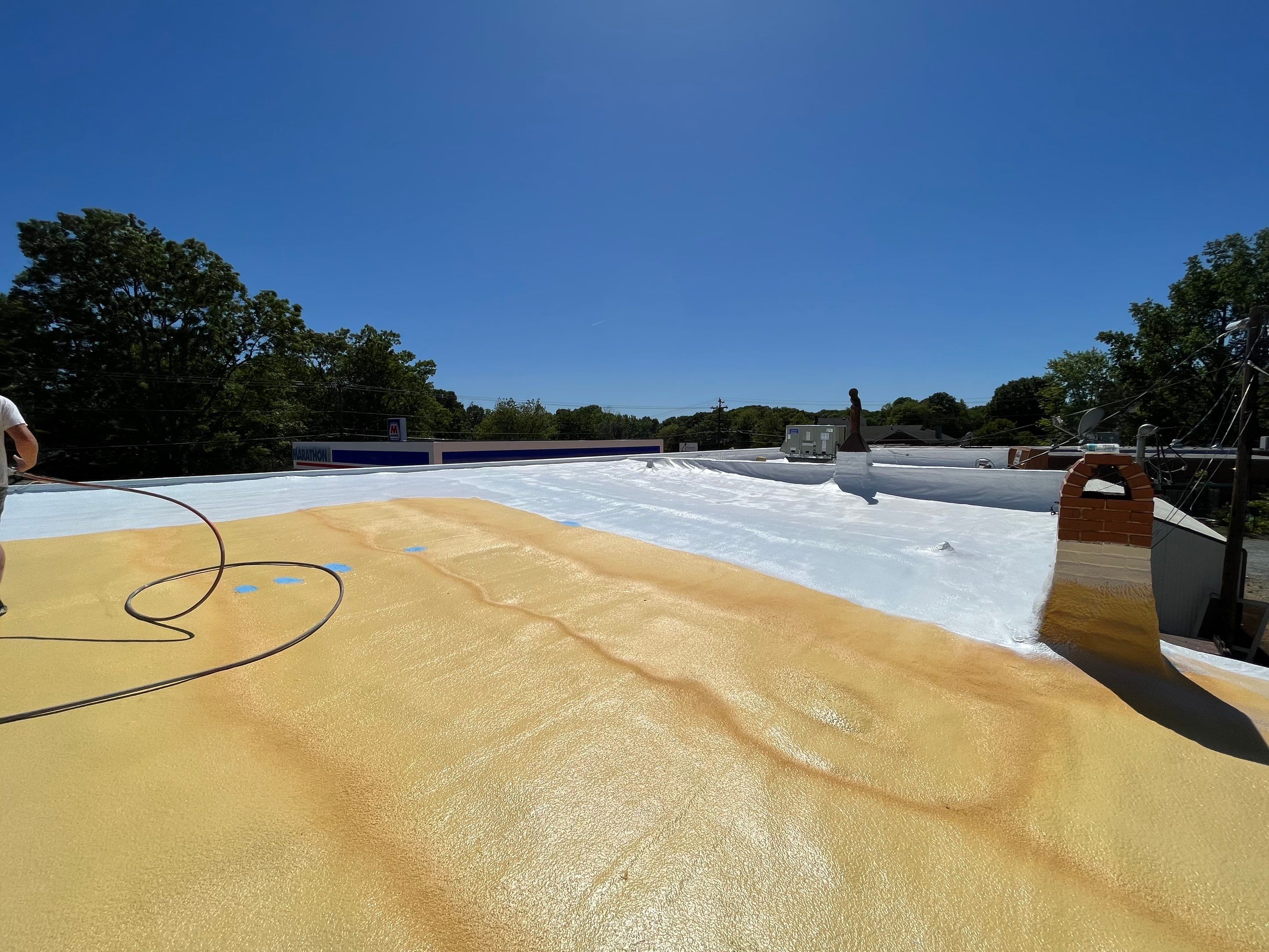 Spray Foam Roof  by Just In Time Roofing and Restoration