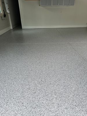Garage Floor Coating using Coyote