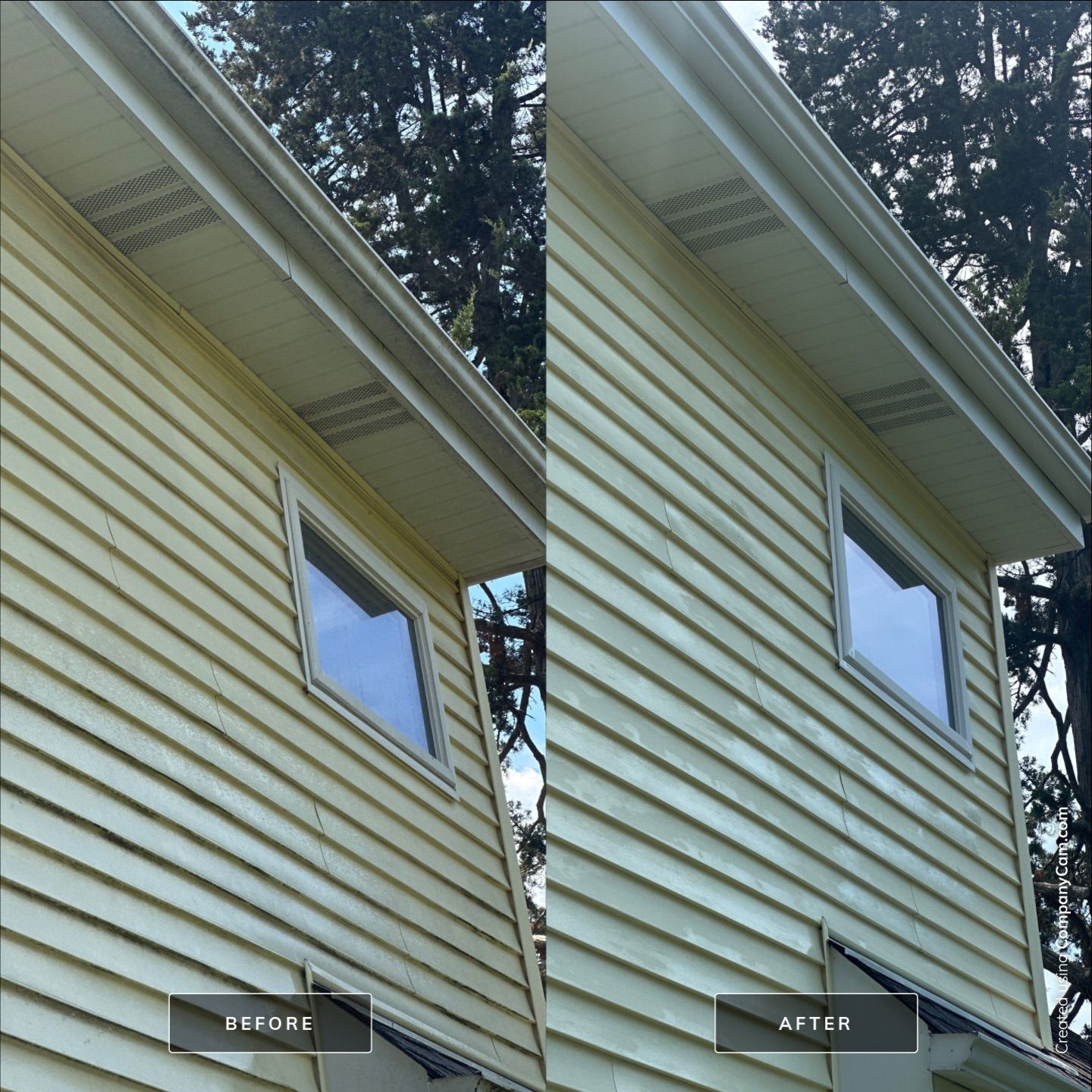 Project in Island Lake by Simmons Power & Soft Washing