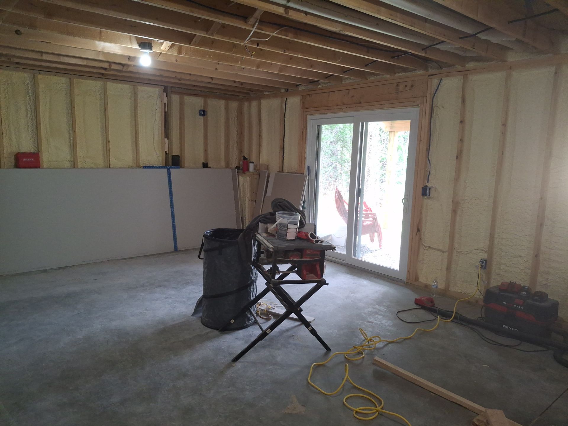 Basement Remodel by Big Pine Panting Inc