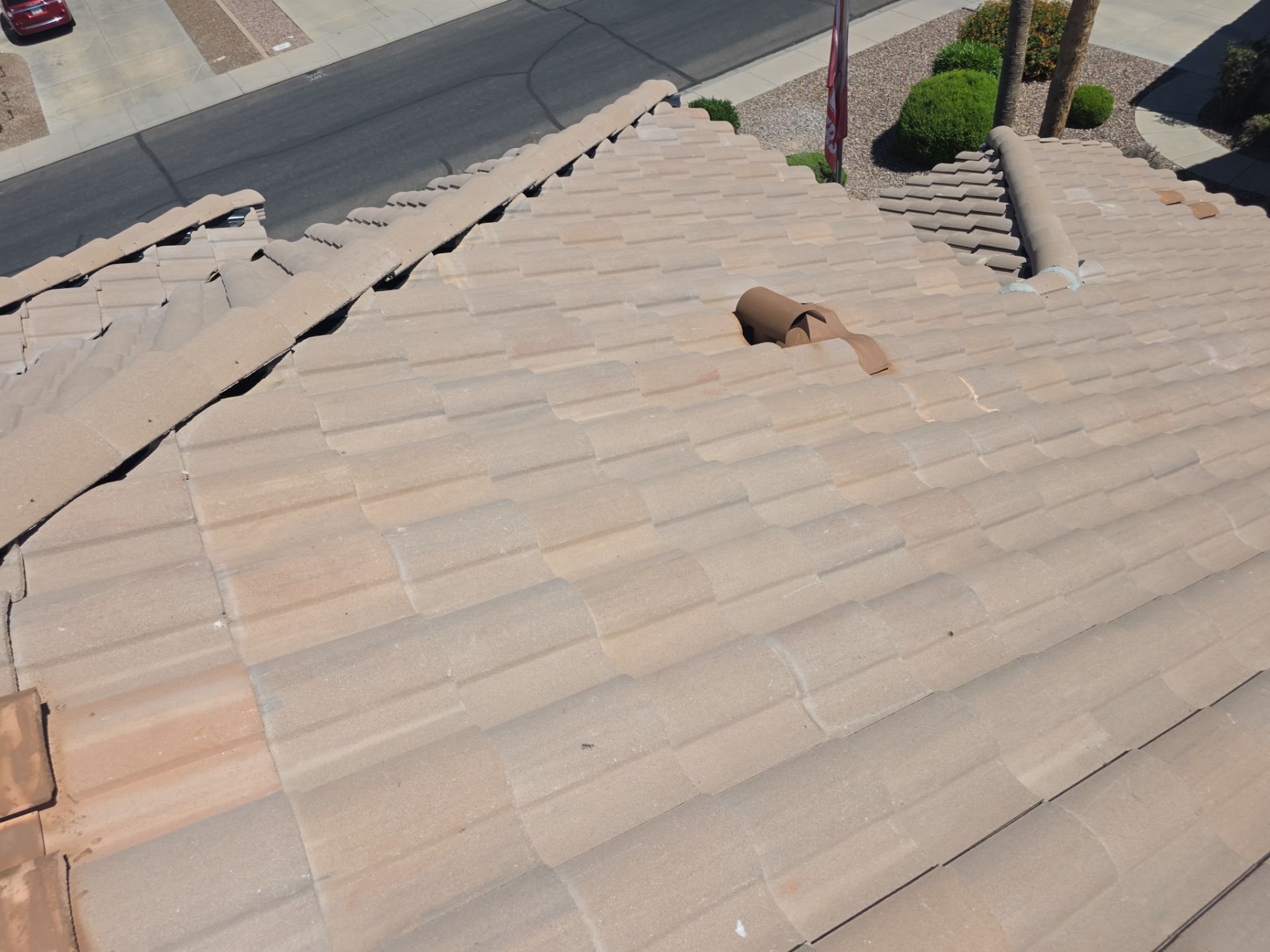 Tile Reset using Concrete Tiles in Mesa, Arizona by Weather-Tite Roofing