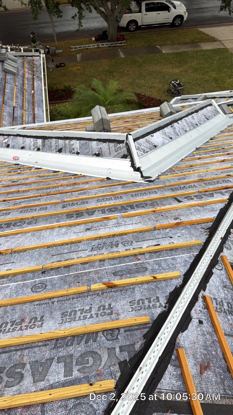 Complete Tile Roof Replacement and Structural Decking Repair in Orlando by Fortified Roofing Solutions Corp.