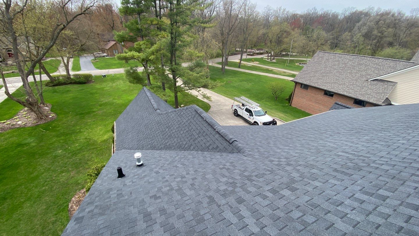 Roof Replacement  Certainteed Landmark Moire Black  by Bloomfield Construction & Restoration