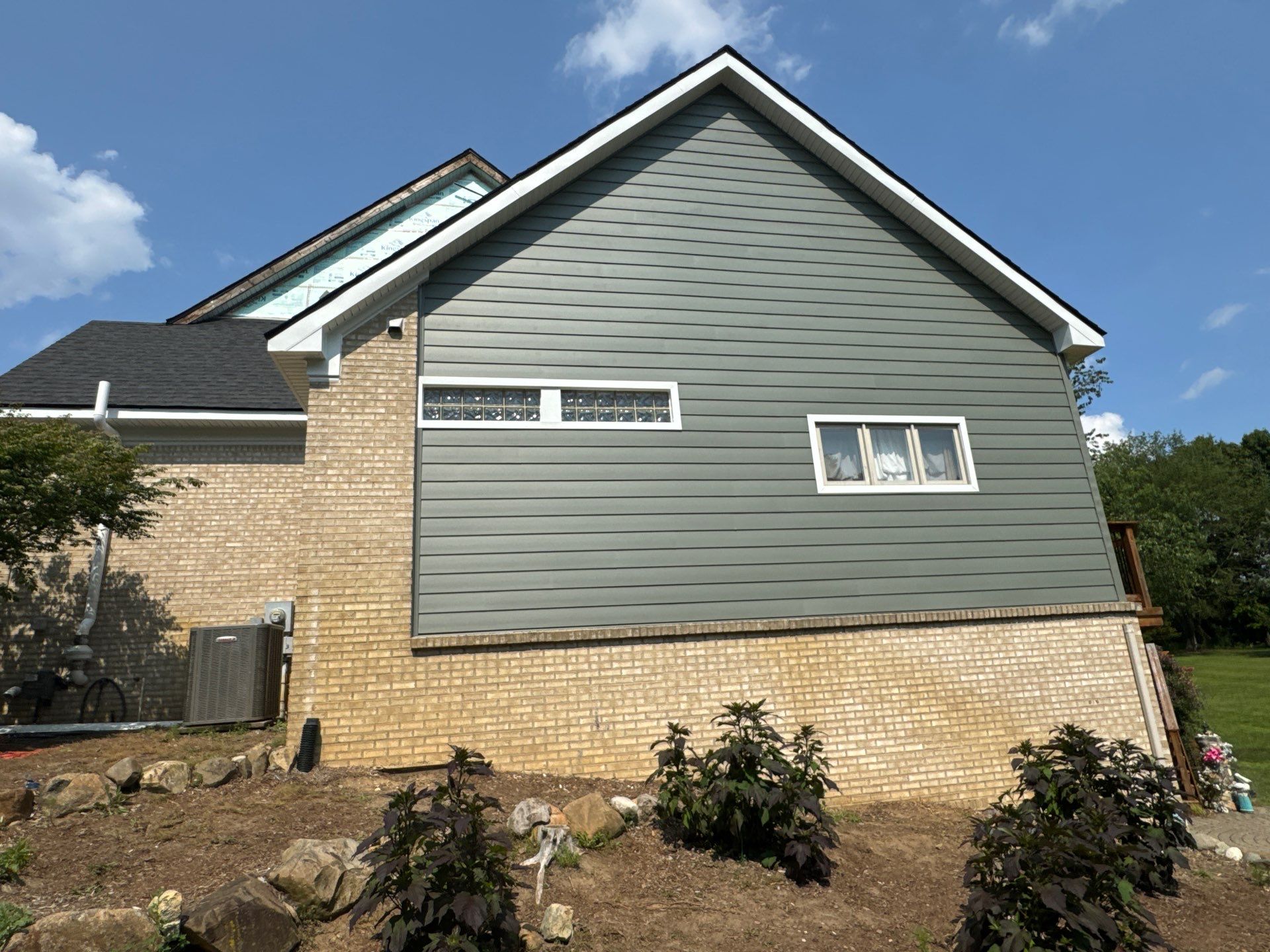 Siding Replacement using Alside Mountain Fern by 180 Contractors