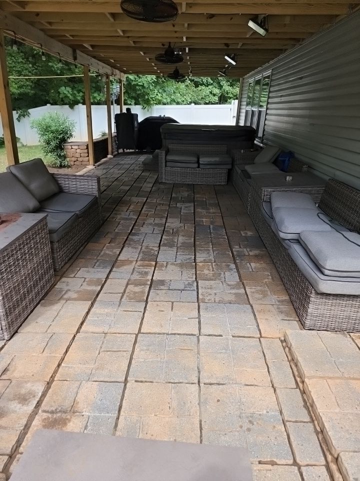 House Wash using cleaner by G&H Home Tech Pros LLC