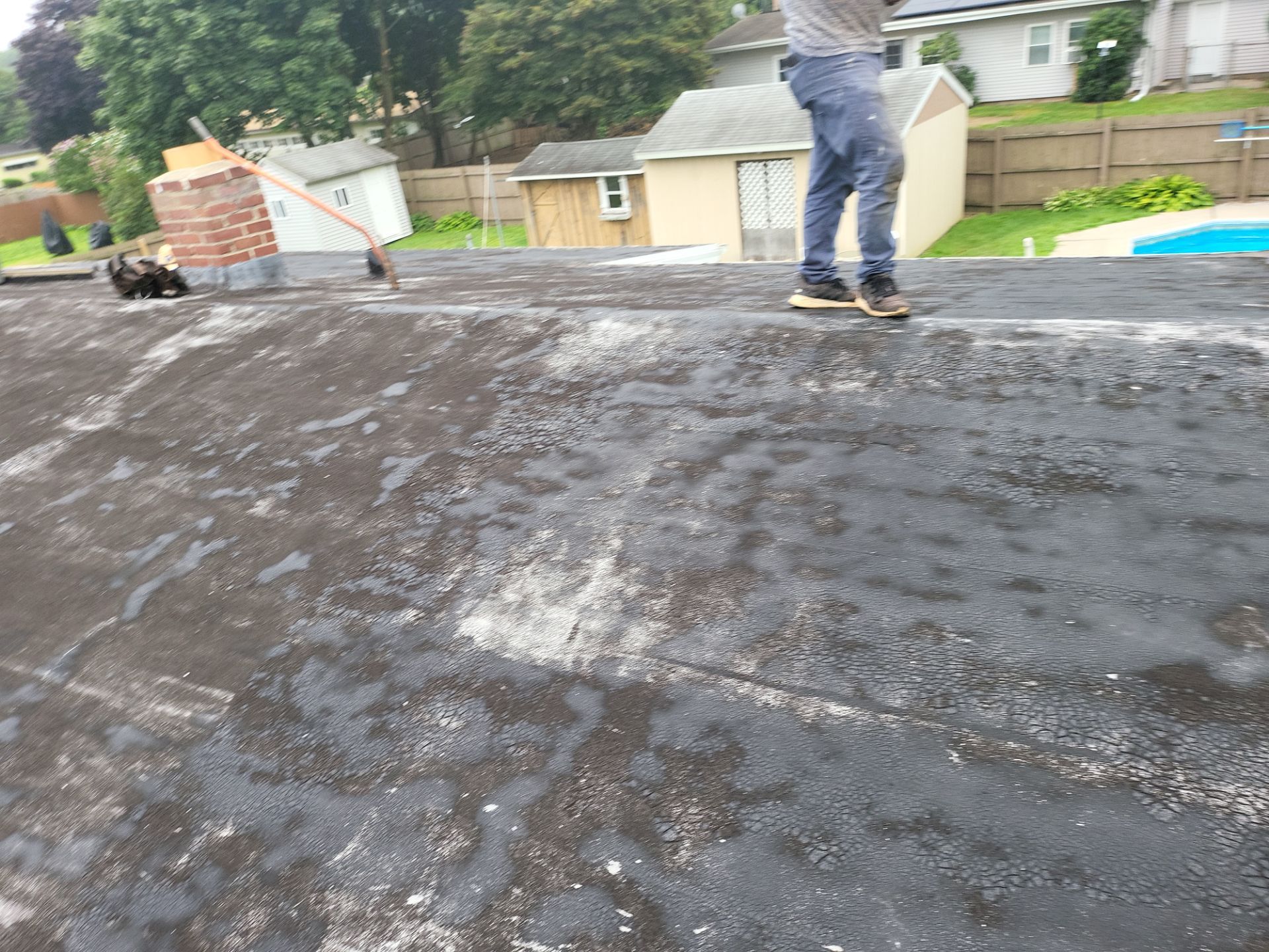 Residential Roofing Installation using Owens Corning TruDefinition Duration AR - Estate Gray by A Plus Exterior