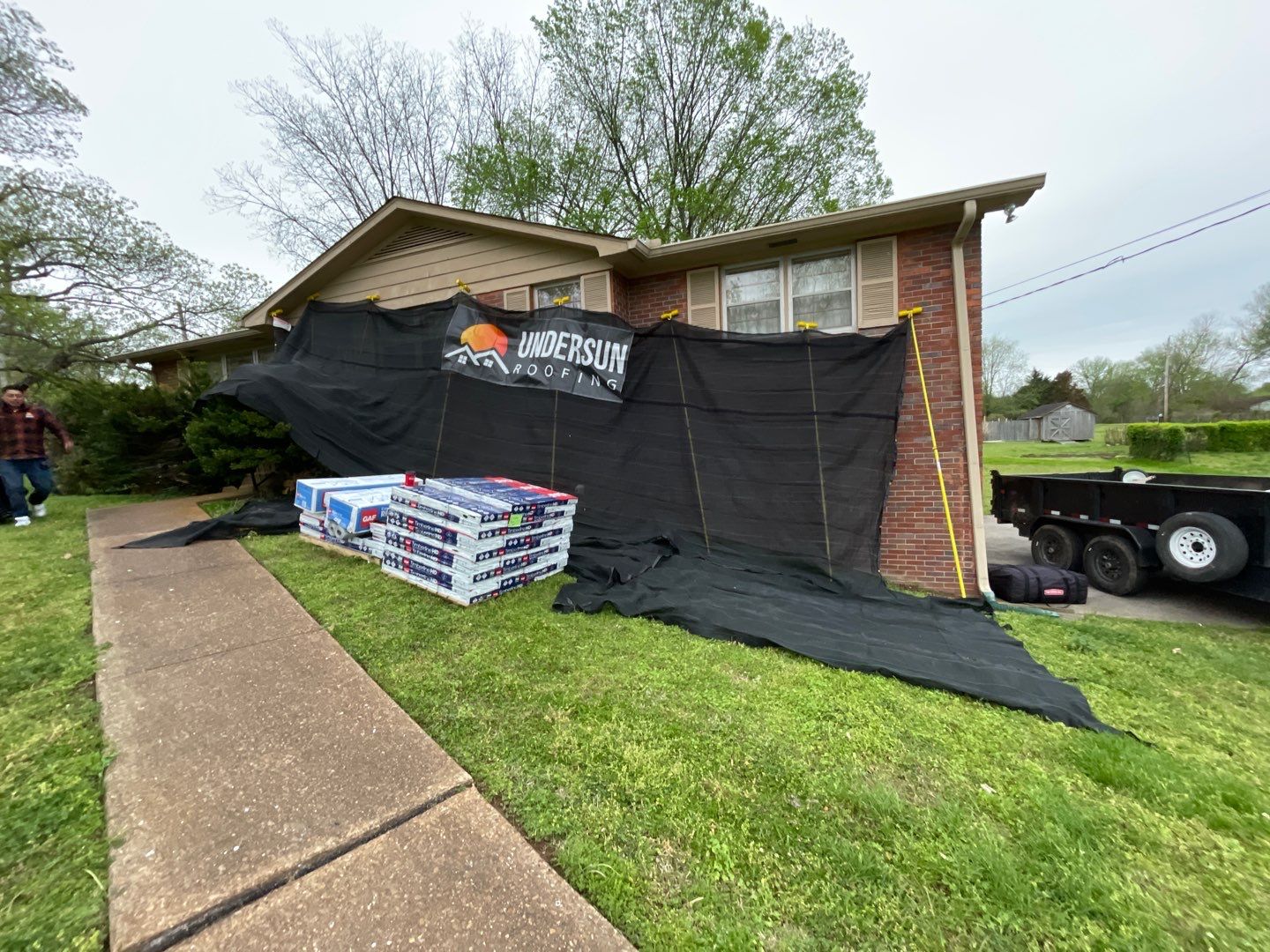 Residential Roofing Installation using GAF HDZ Roofing System  by Undersun Roofing 