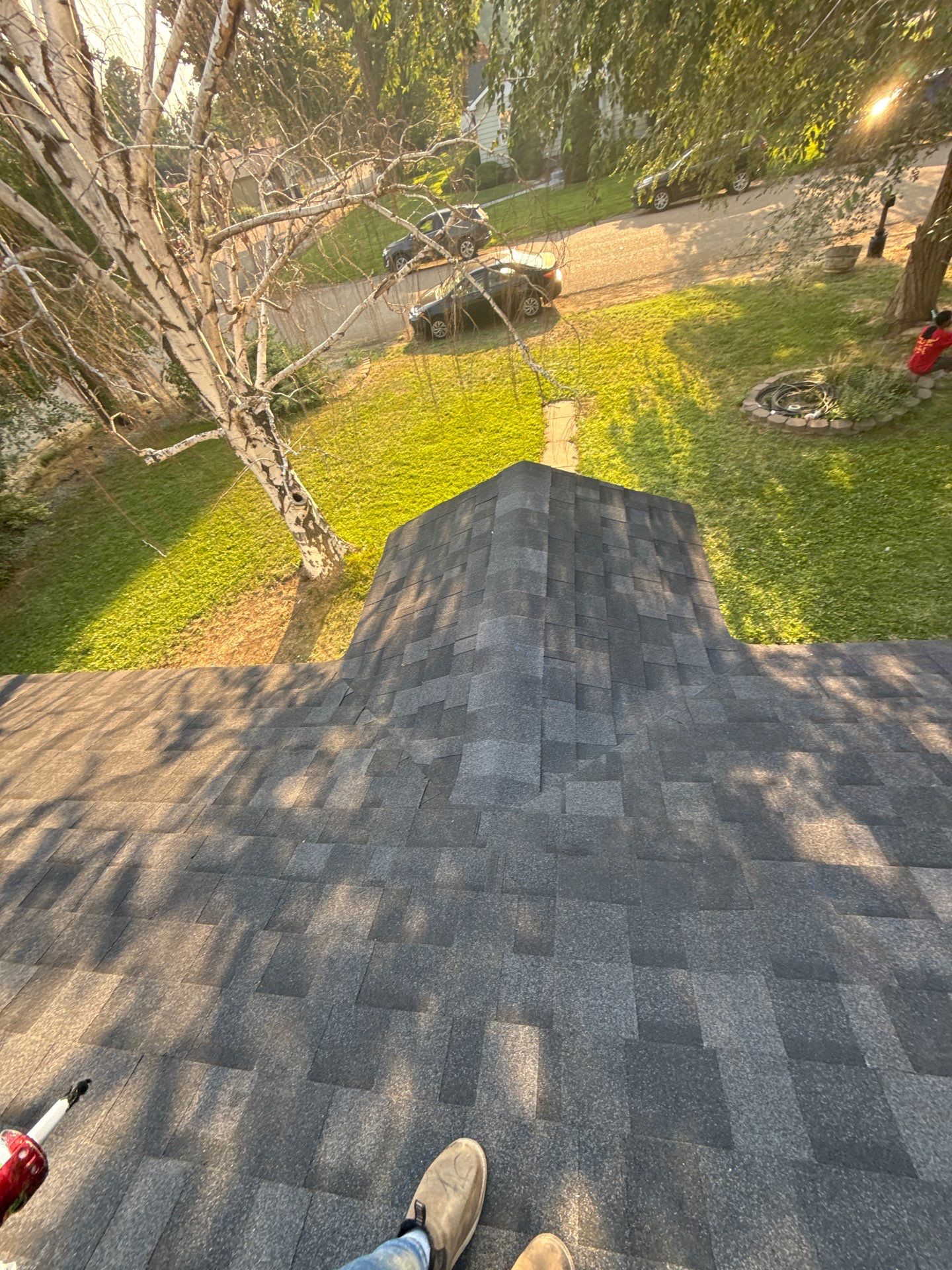 Parma Residential Roof Replacement with Gray Architectural Shingles by Olive Roofing
