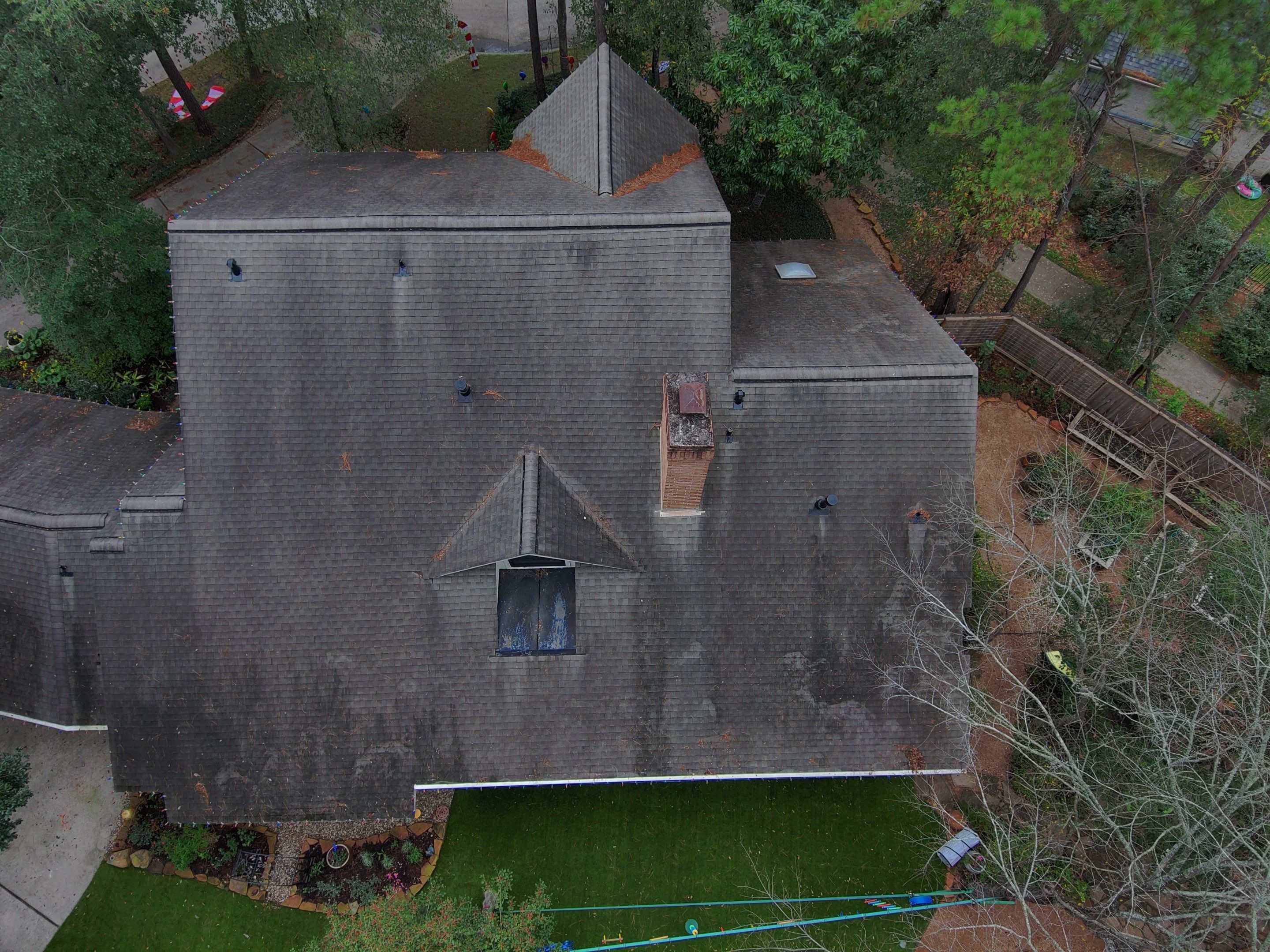 Residential Roof Replacement using Davinci Province Slate Shingles by Elite Roofing LLC