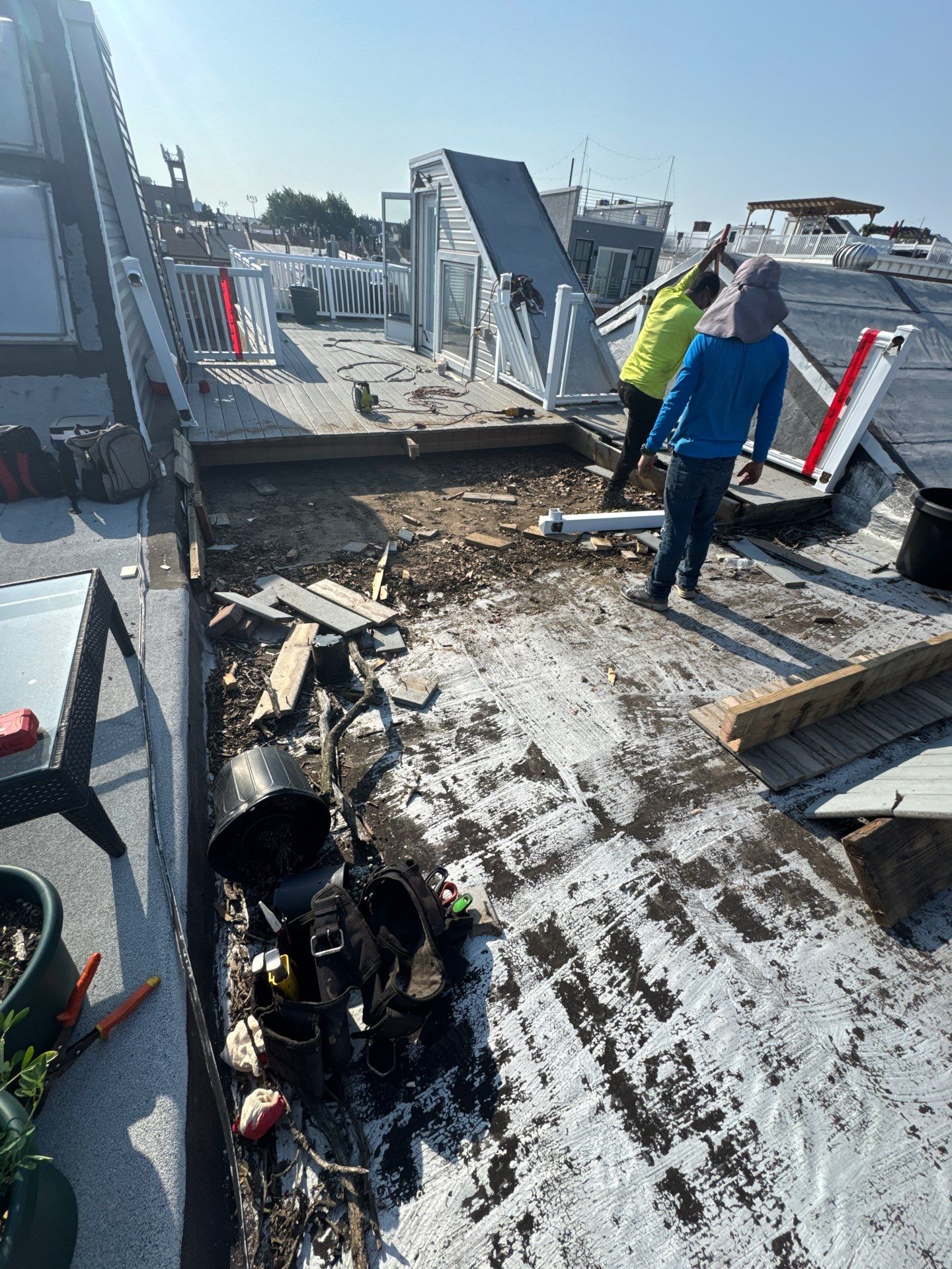 Trex Roof Deck & TPO Roofing System by Philadelphia Quality Roofing