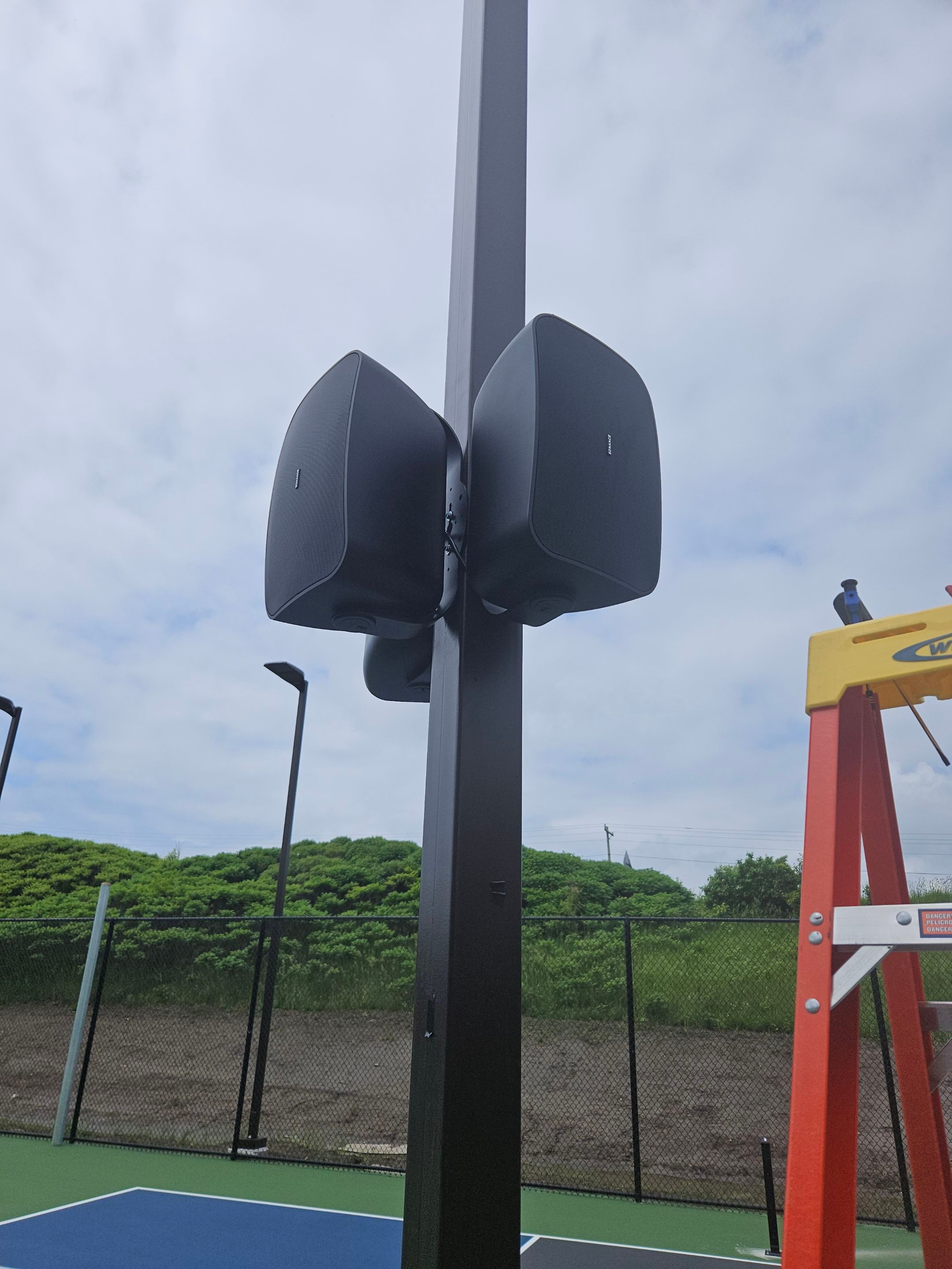 Pickleball Court Audio install by AVSi
