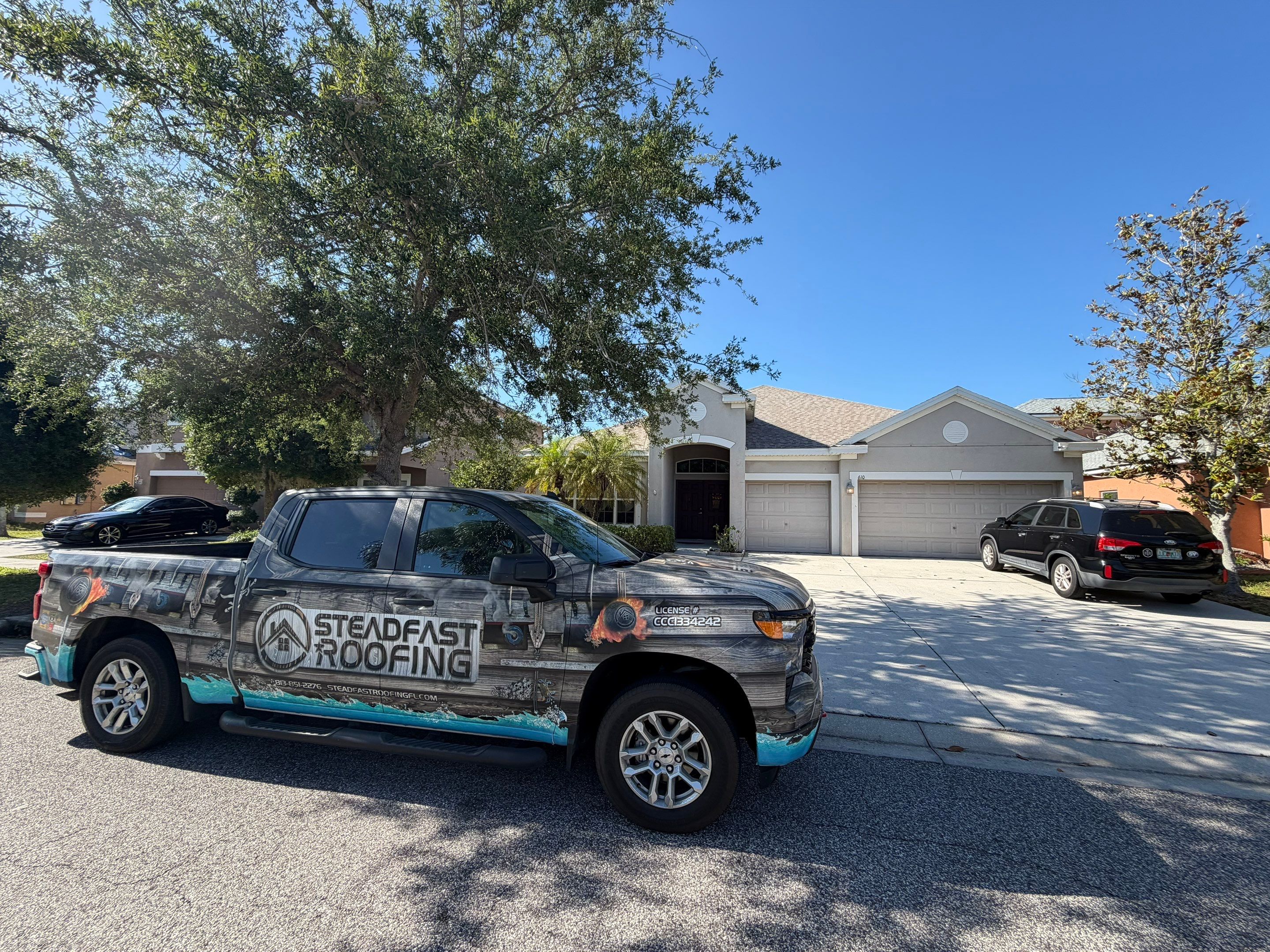 Roof Replacement in Ruskin, FL by Steadfast Roofing 