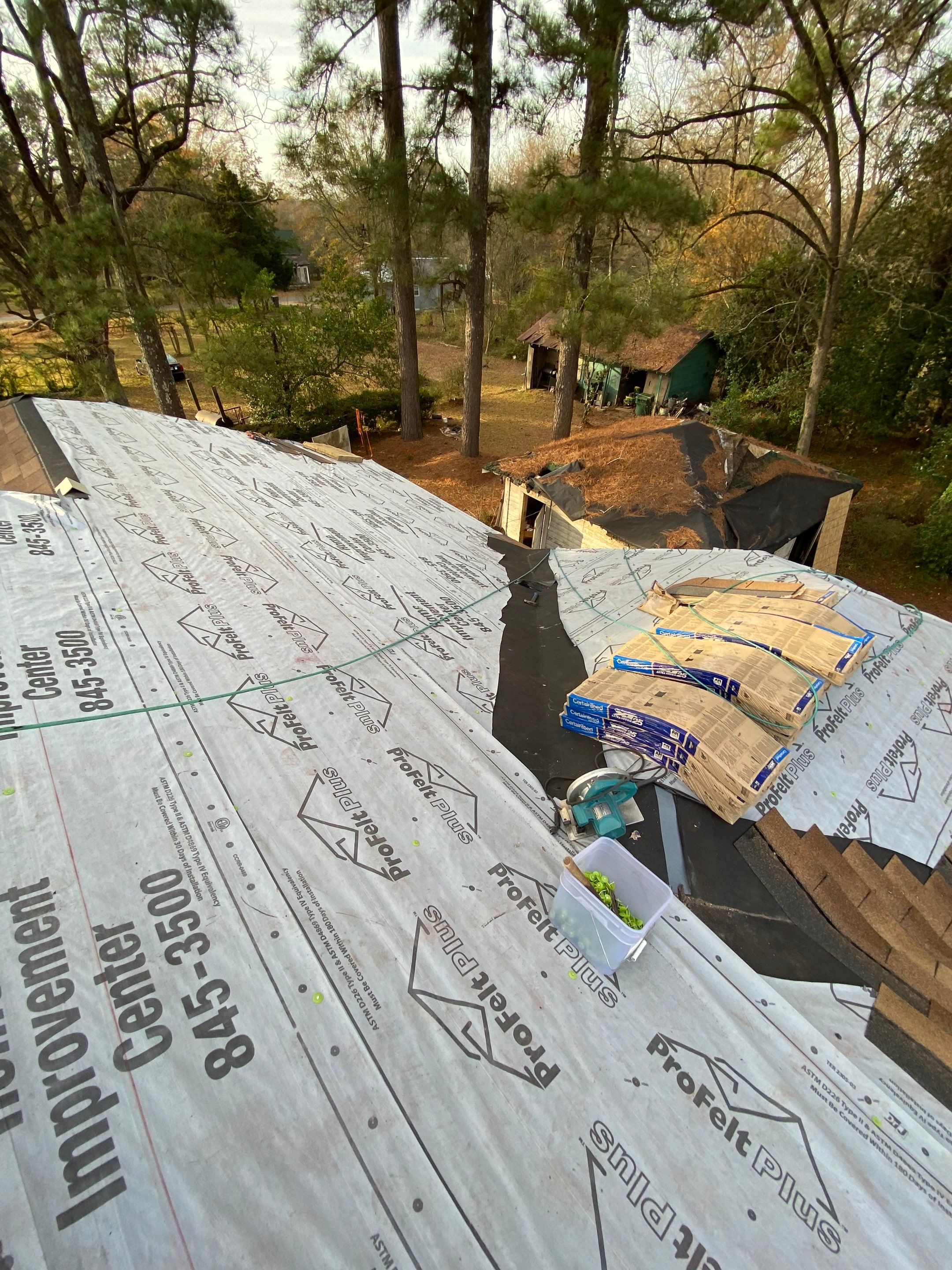 Residential Shingle Reroof using CertainTeed XT25: Resawn Shake by Hostetler Roofing