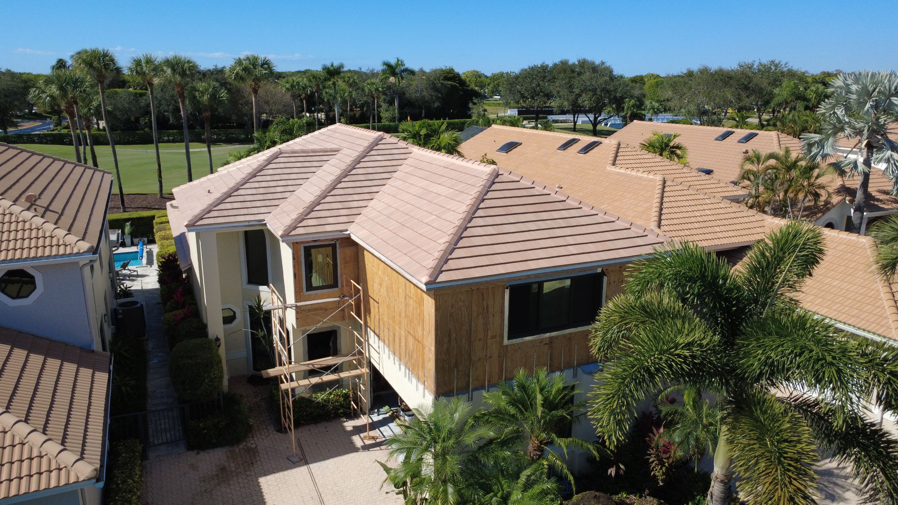 Residential Roofing Installation using Eagle Roofing Tile by BLUES BROTHERS ROOFING