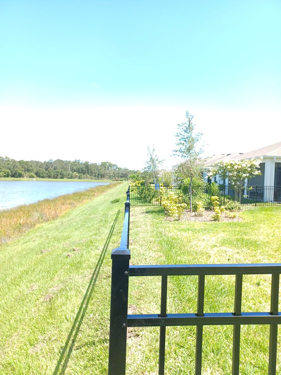 Sarasota, FL 4ft. Tall 3-Rail Black Aluminum Fence by Asap fence and gates, LLC