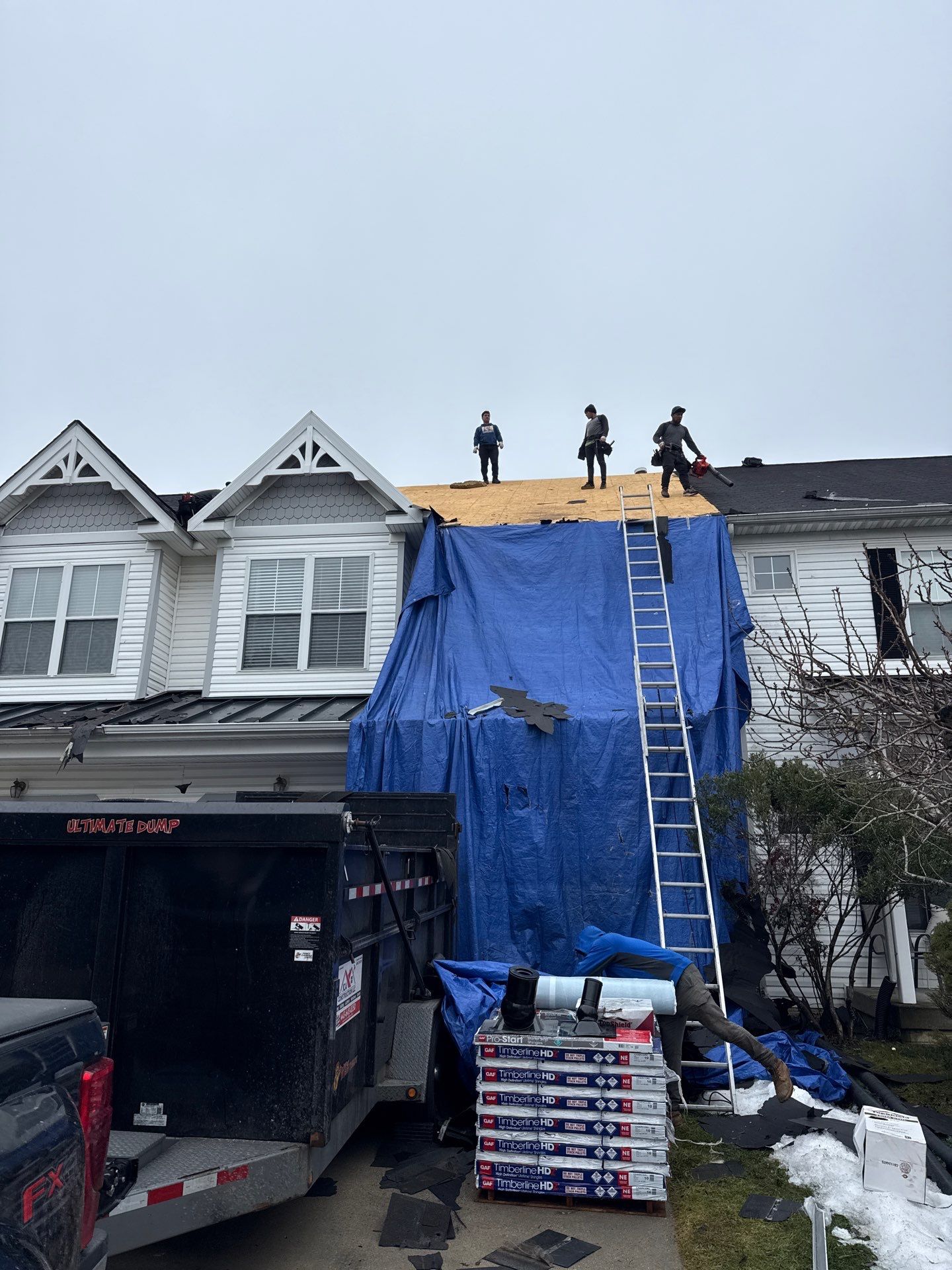 Residential Roofing Installation using GAF Timberline HDZ by Matter Construction, LLC