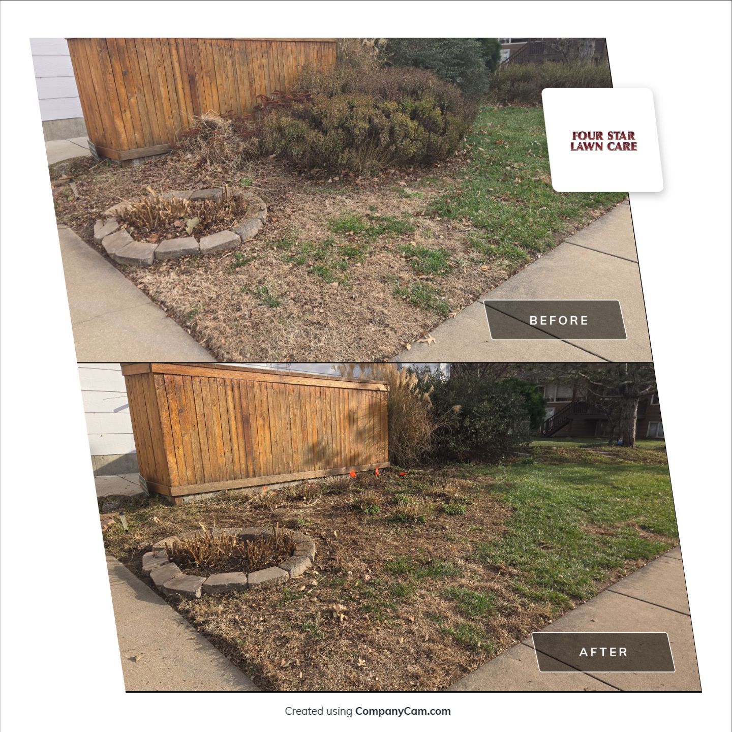 Project in Wichita by Four Star Lawn Care