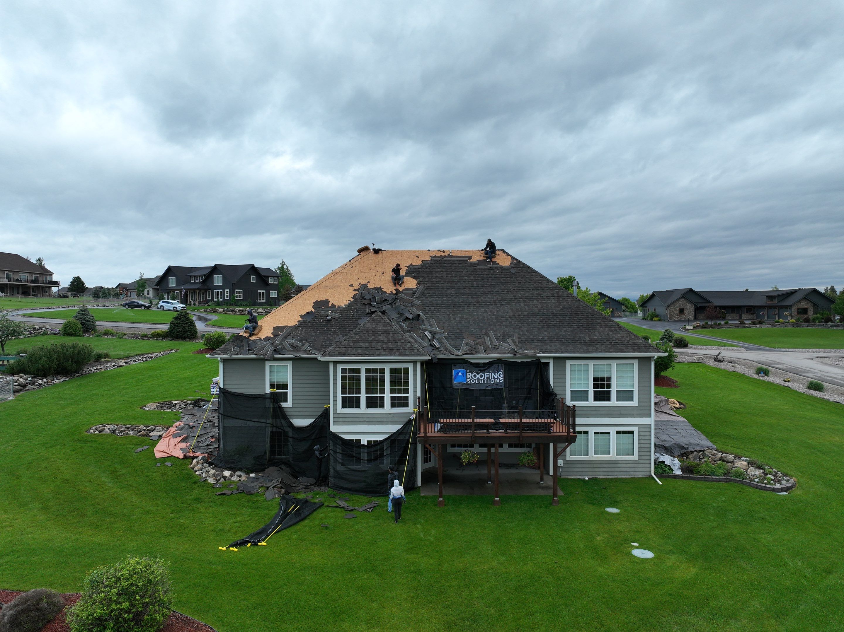 GAF Timberline HDZ - Weathered Wood by Montana Roofing Solutions