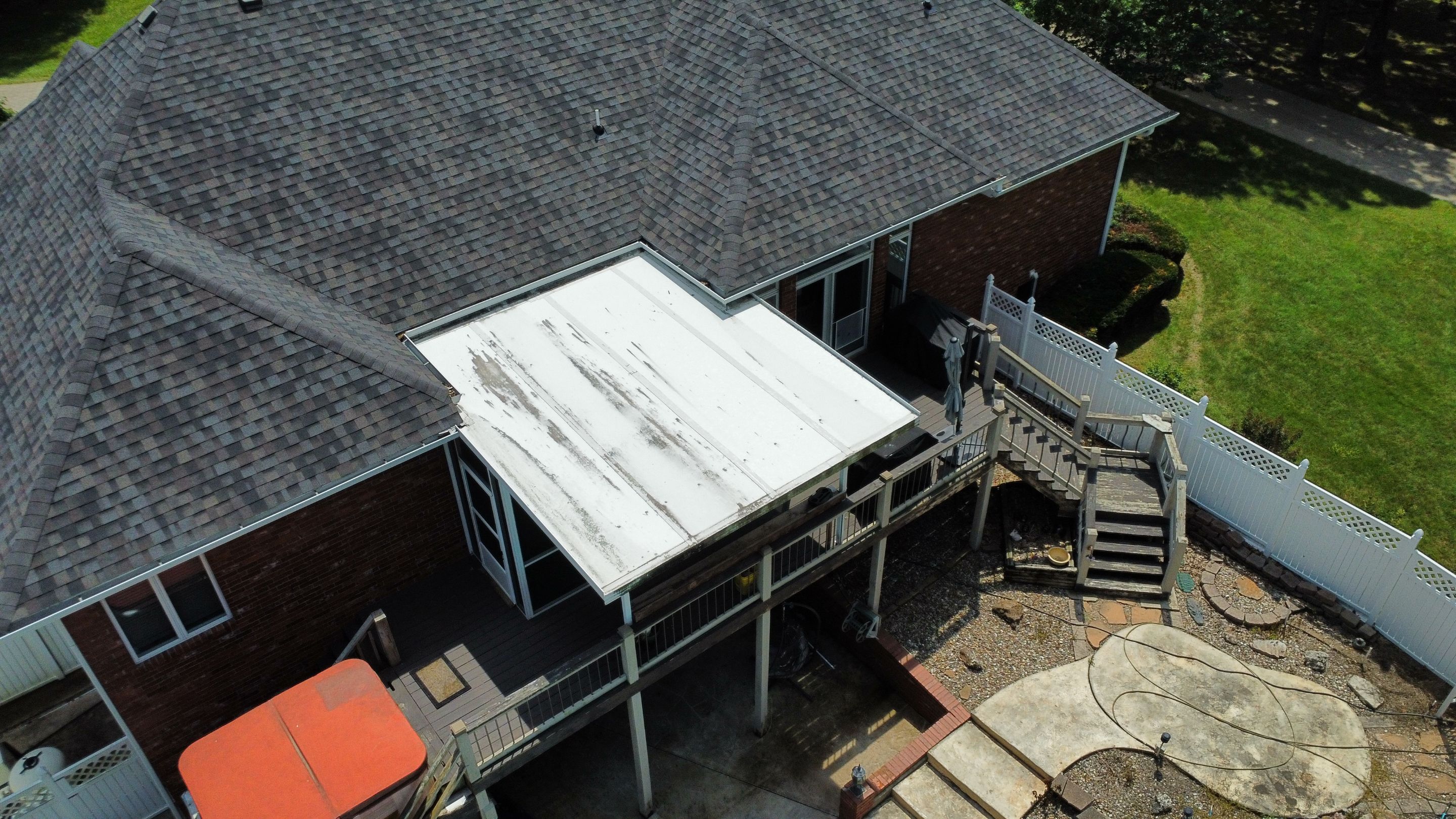 Residential Partial Roofing + Gutters & Downspouts Install  by Titan Commercial & Residential Roofing 